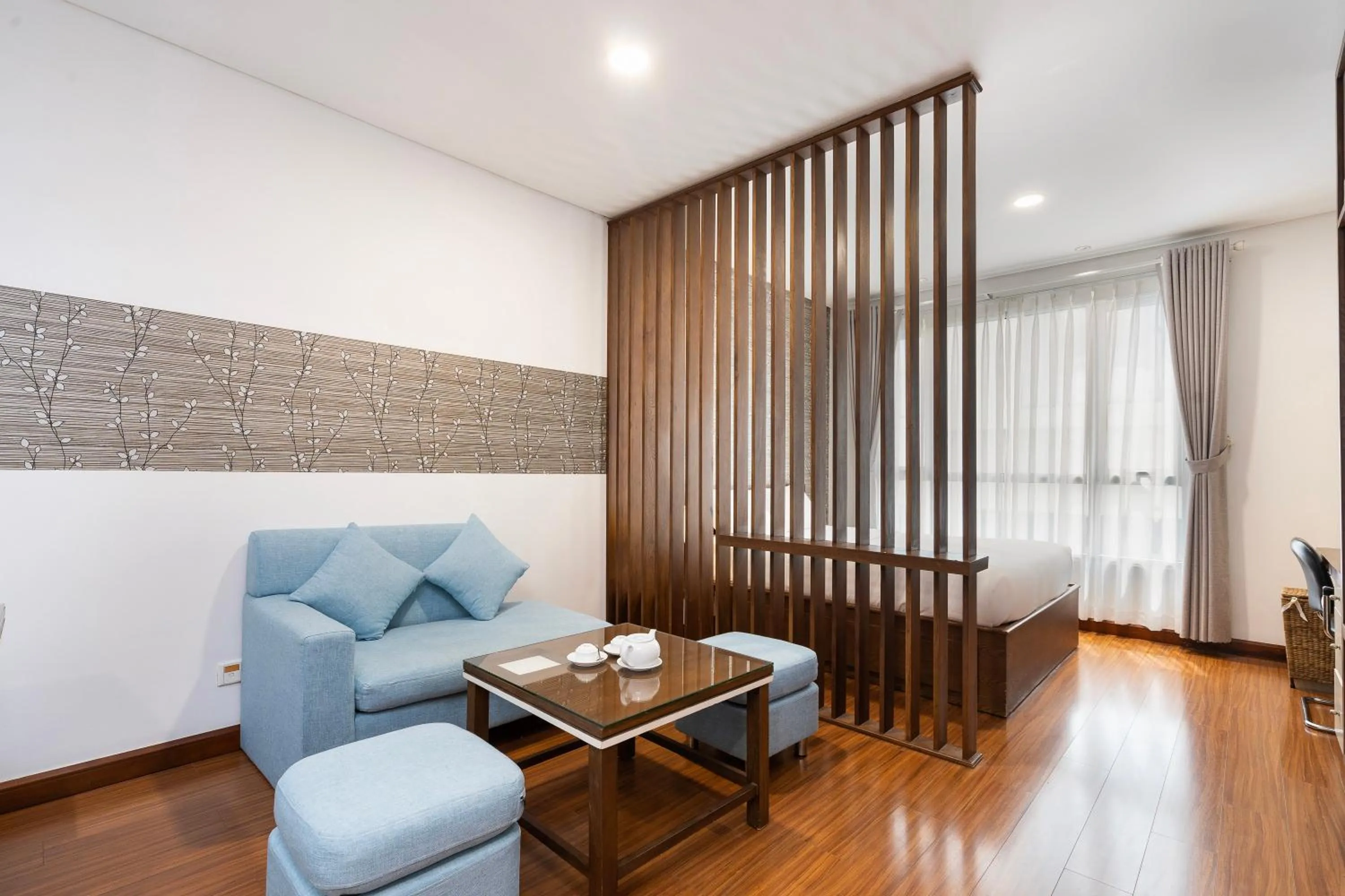 Photo of the whole room in Lancaster Ho Chi Minh Serviced Apartment Official