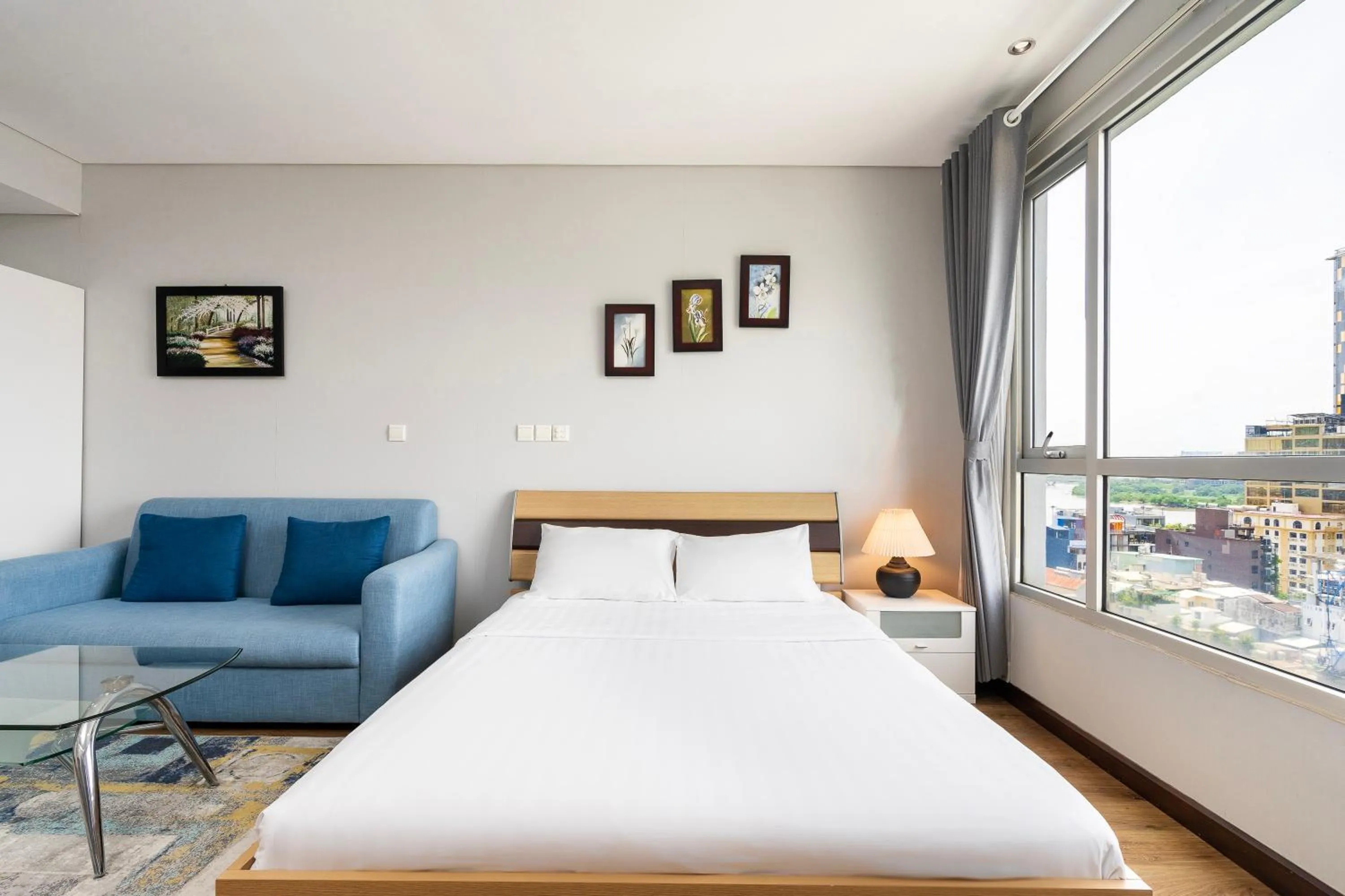 Bedroom, Bed in Lancaster Ho Chi Minh Serviced Apartment Official