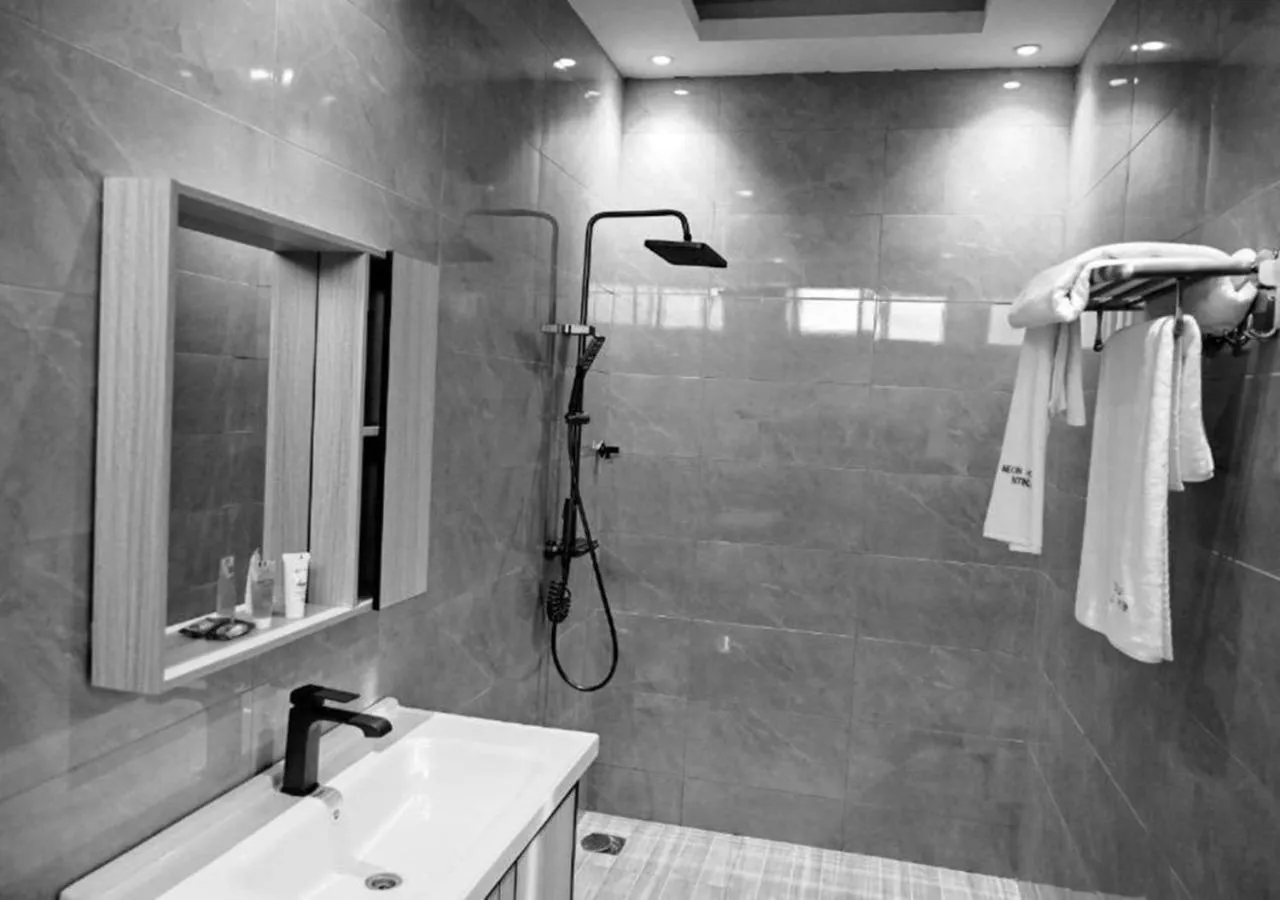 Shower in Neon Hotel Ntinda
