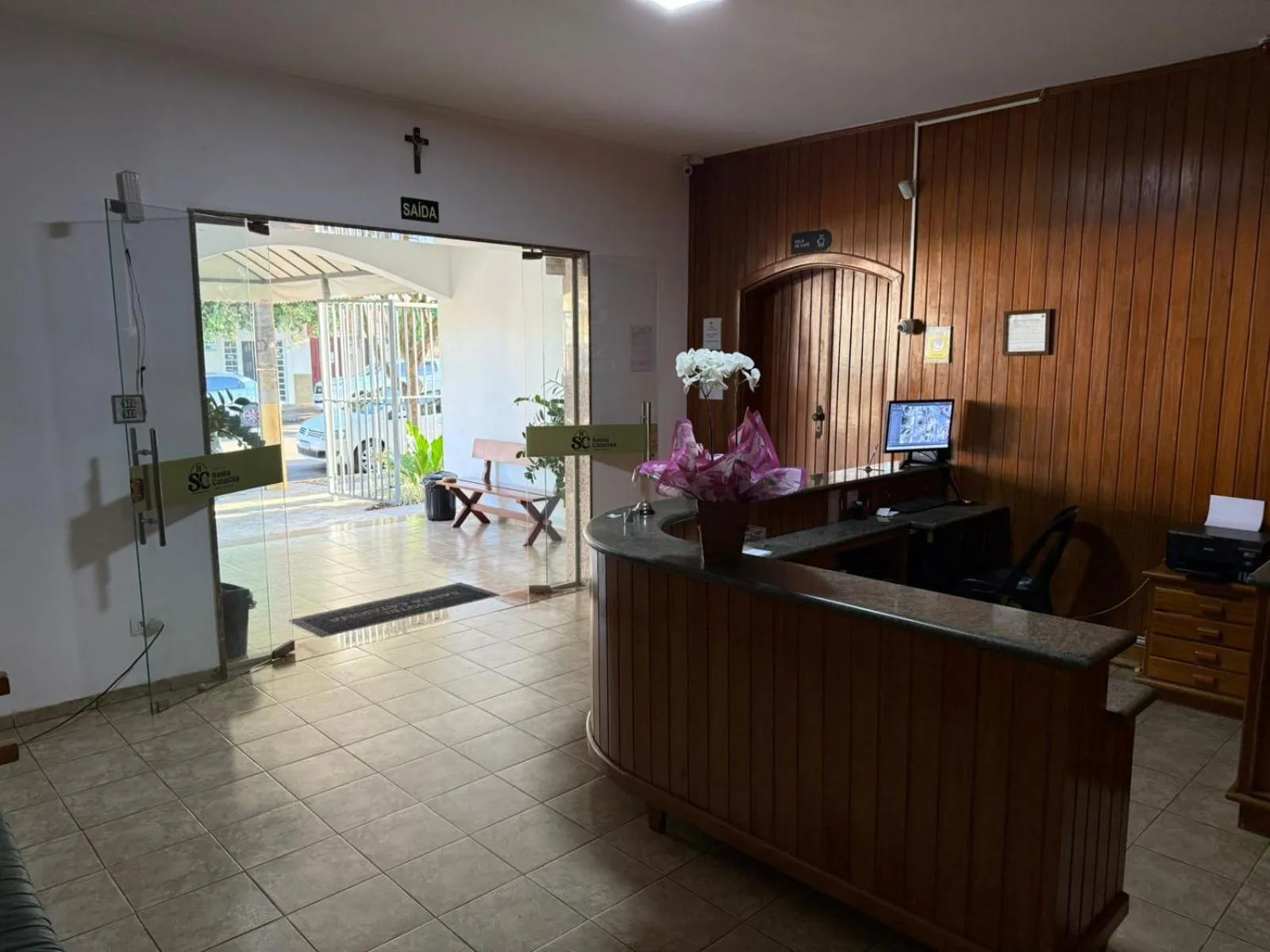 Lobby or reception in Hotel Santa Catarina