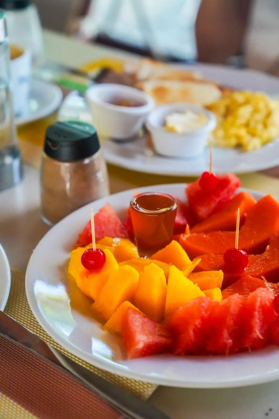 Breakfast in Soficu Hotel on the beach bayahibe