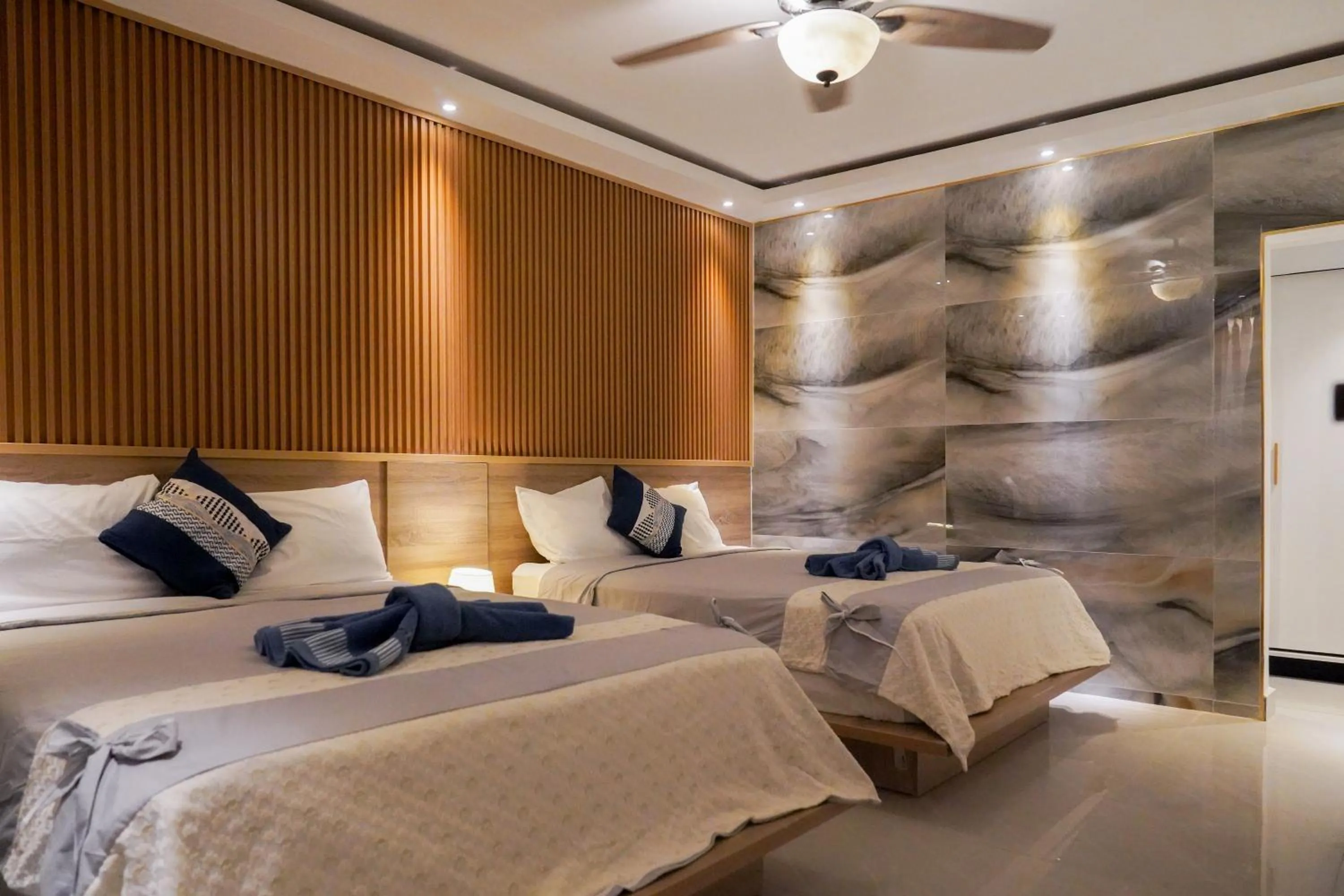 Bed in Soficu Hotel on the beach bayahibe