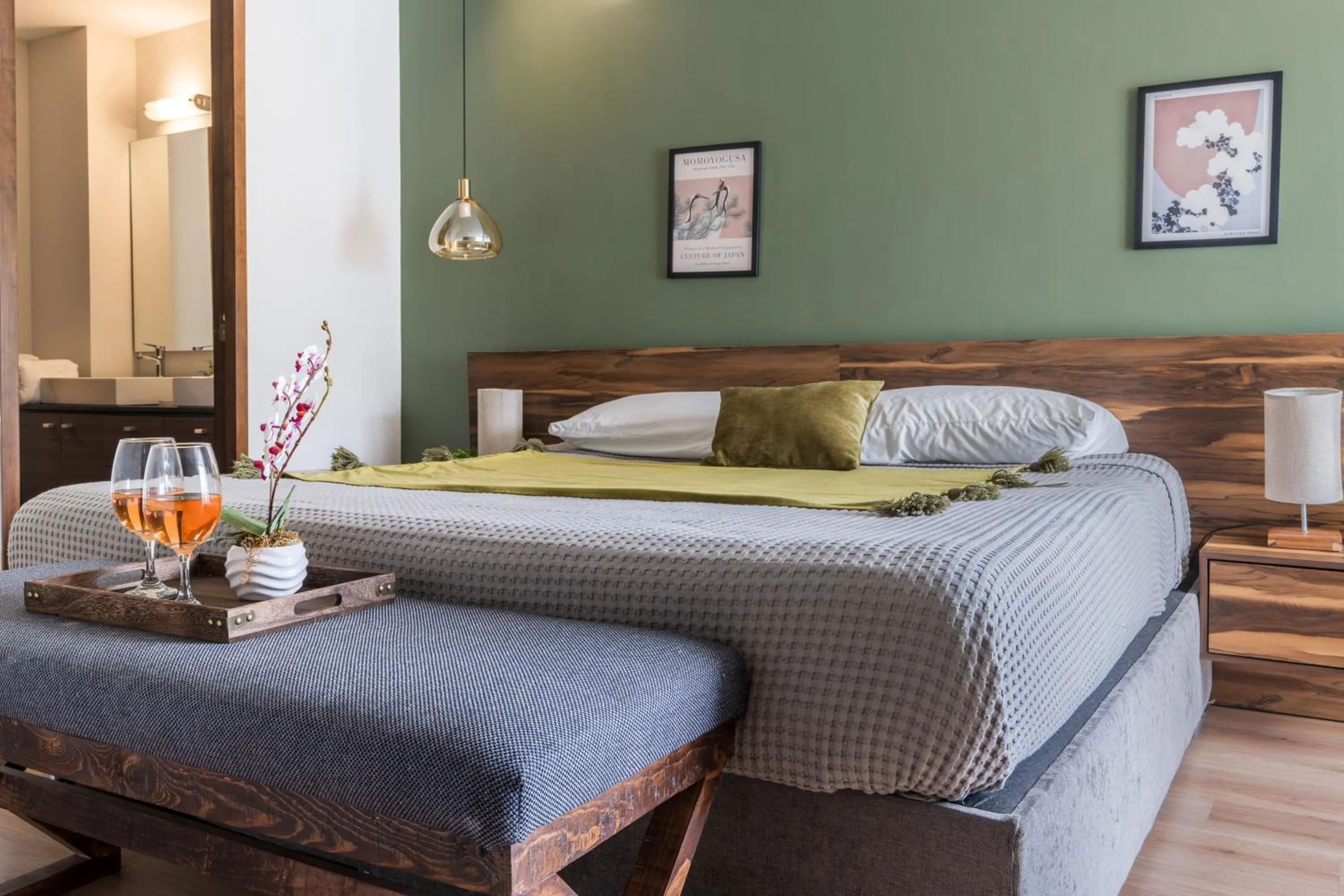 Bed in DHaus Guadalajara Country Club