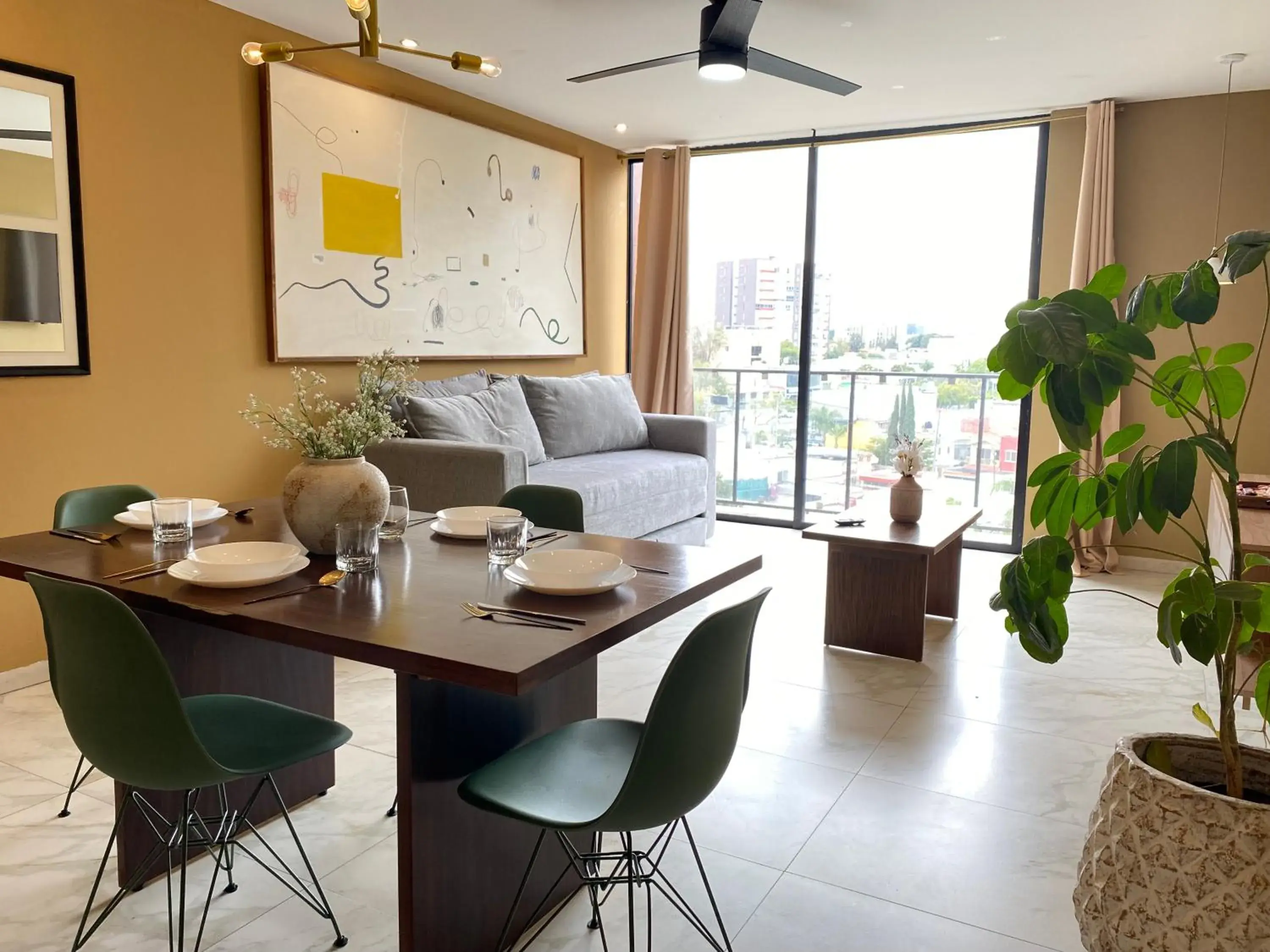 One-Bedroom Apartment with City View in DHaus Guadalajara Country Club One-Bedroom Apartment with City View in DHaus Guadalajara Country Club