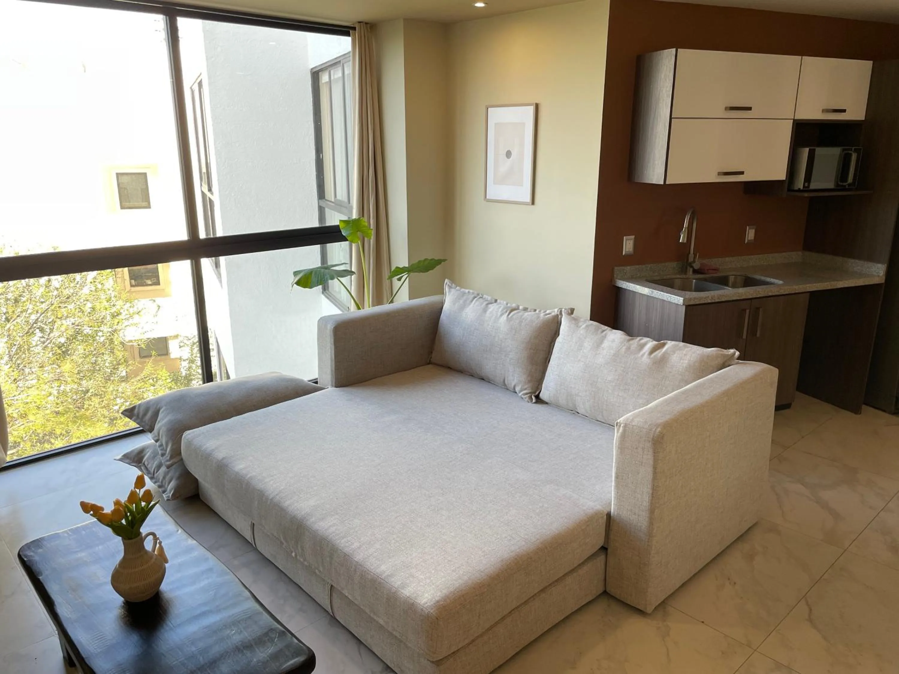 Bed in DHaus Guadalajara Country Club