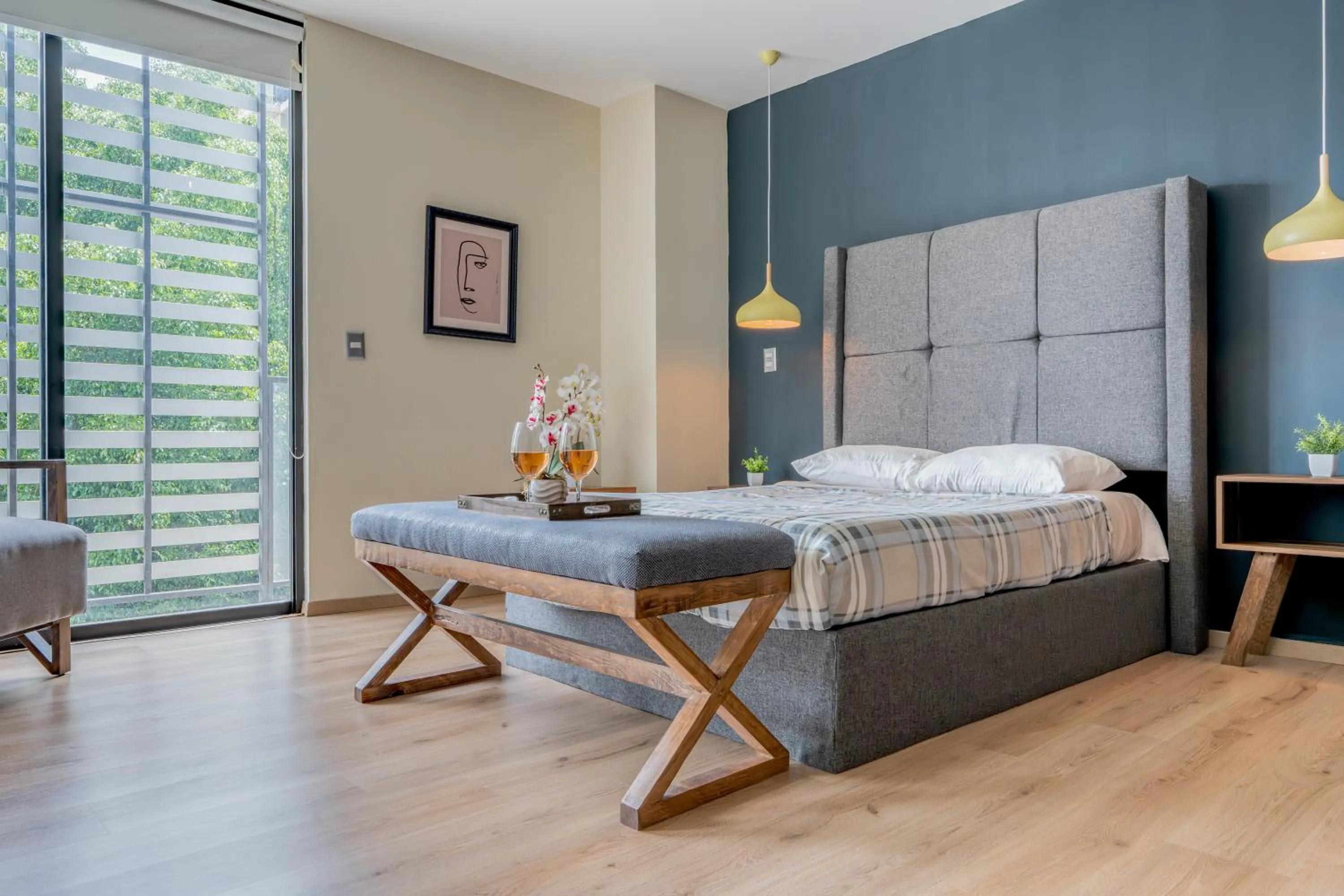 Bed in DHaus Guadalajara Country Club