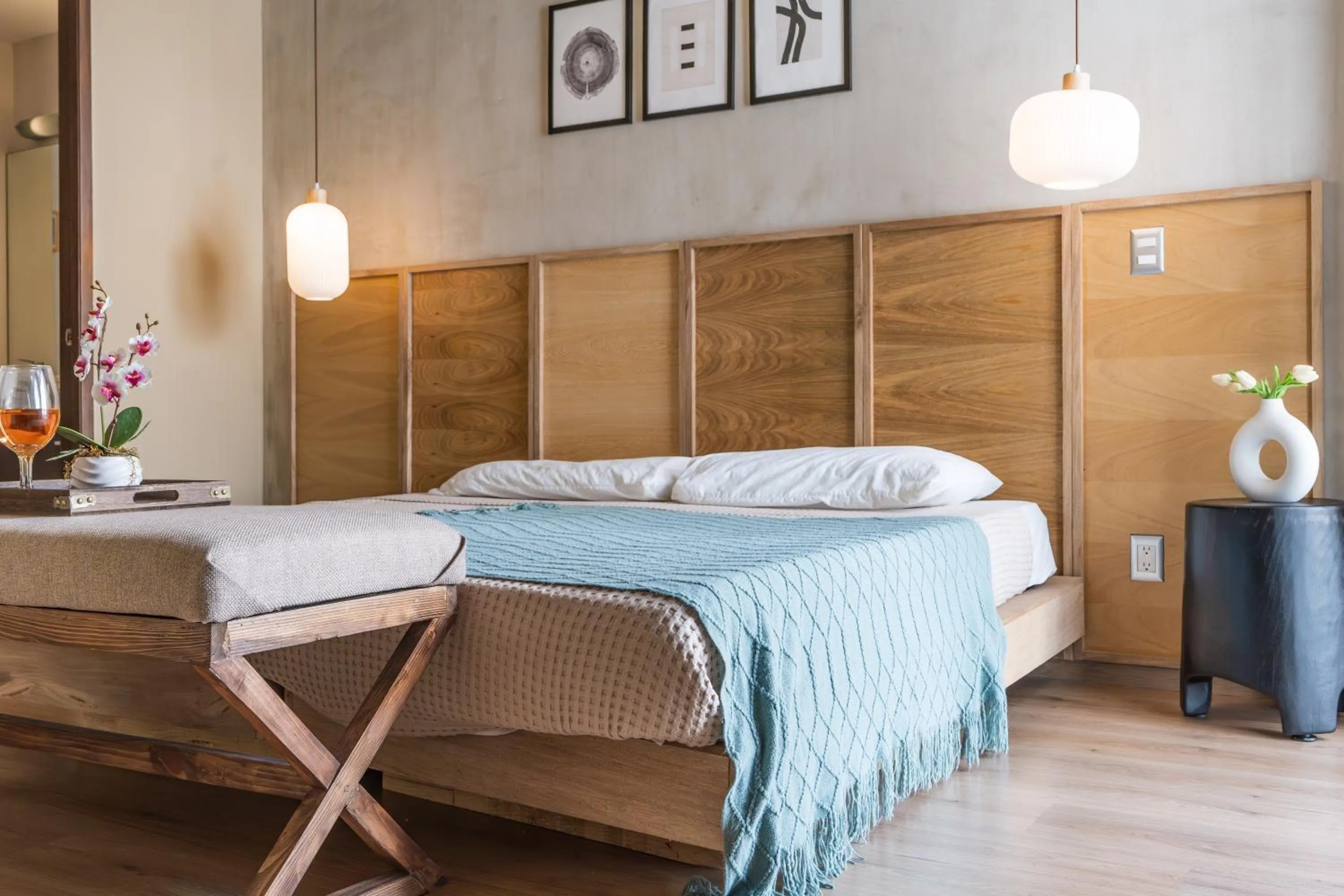 Bed in DHaus Guadalajara Country Club