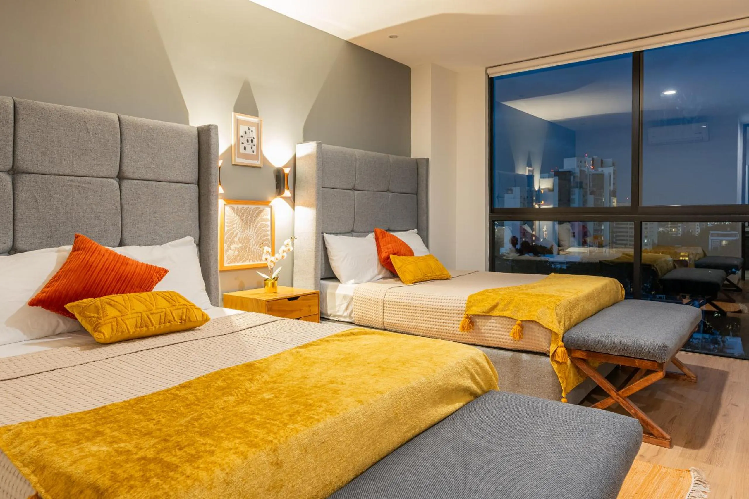 Bed in DHaus Guadalajara Country Club