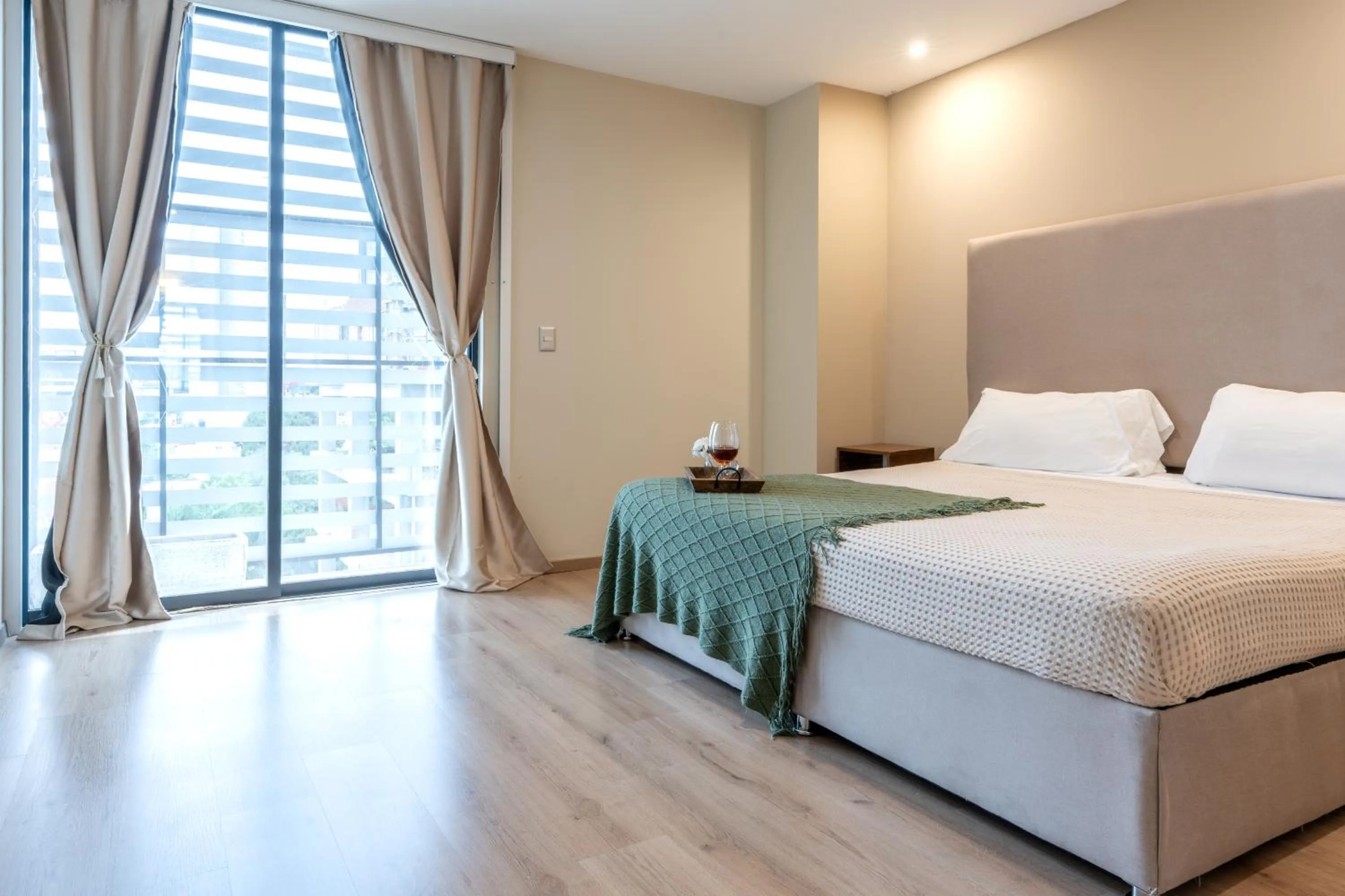 Bed in DHaus Guadalajara Country Club