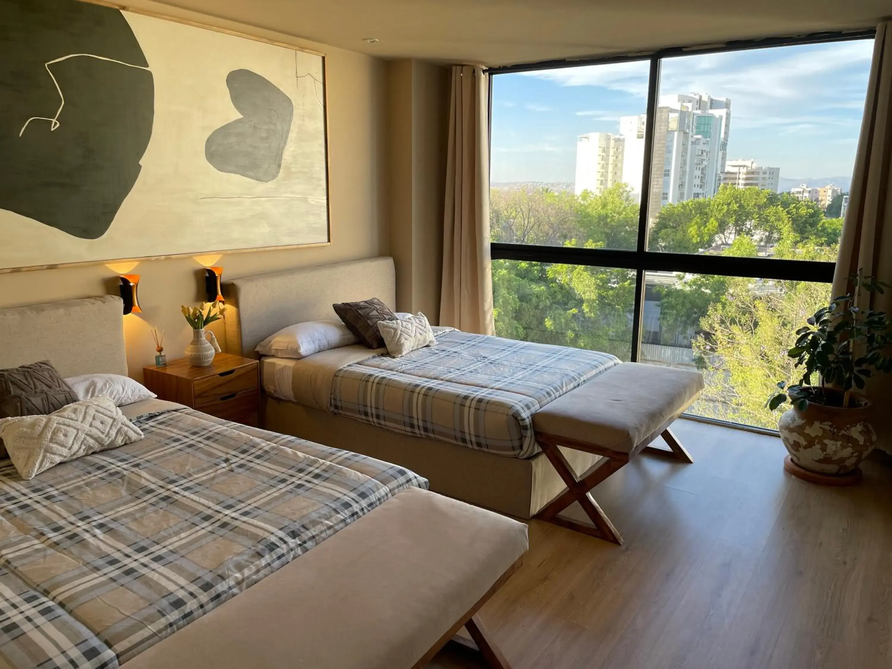 Two-Bedroom Apartment with City View in DHaus Guadalajara Country Club Two-Bedroom Apartment with City View in DHaus Guadalajara Country Club