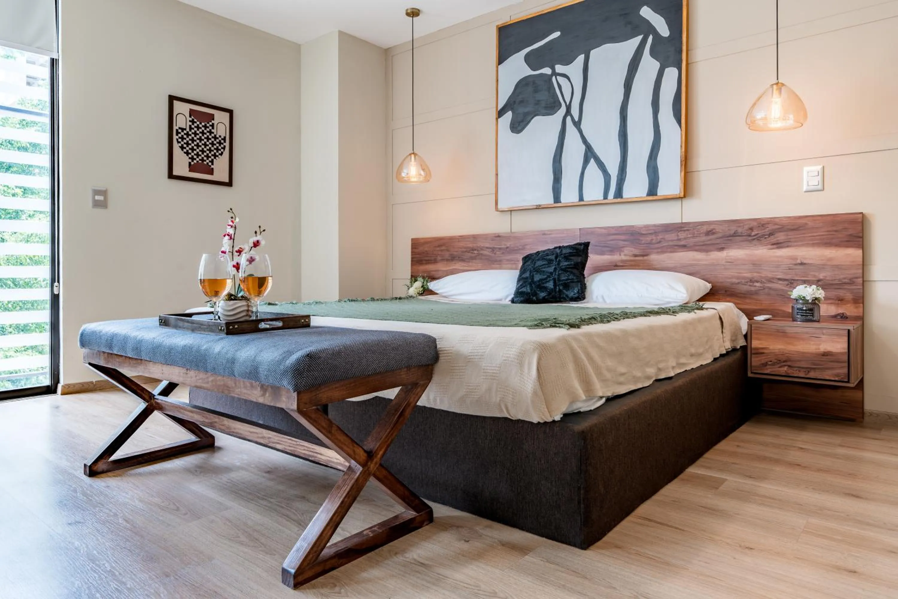 Bed in DHaus Guadalajara Country Club