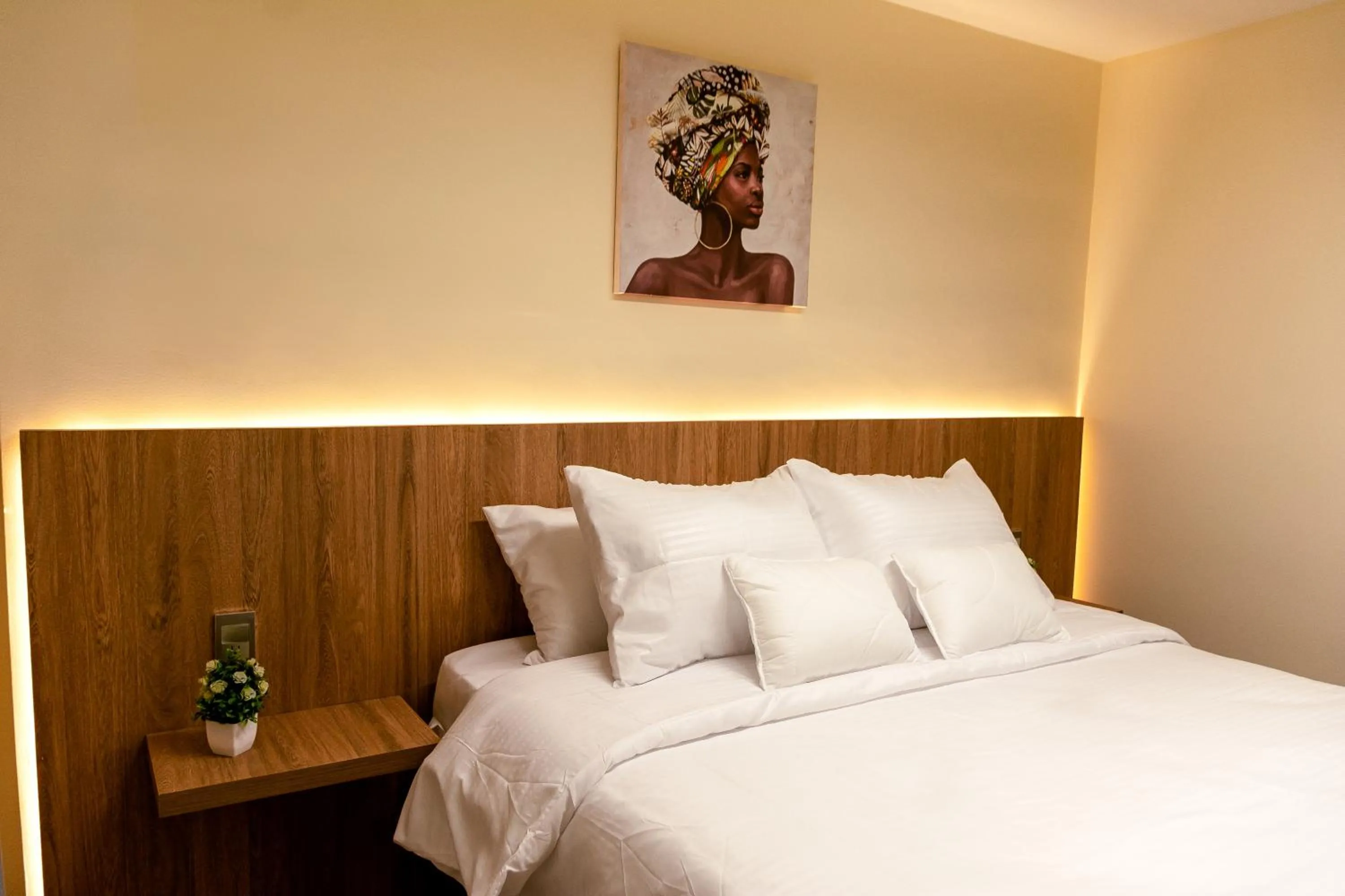 Bed in Aerosuites & SkyHub