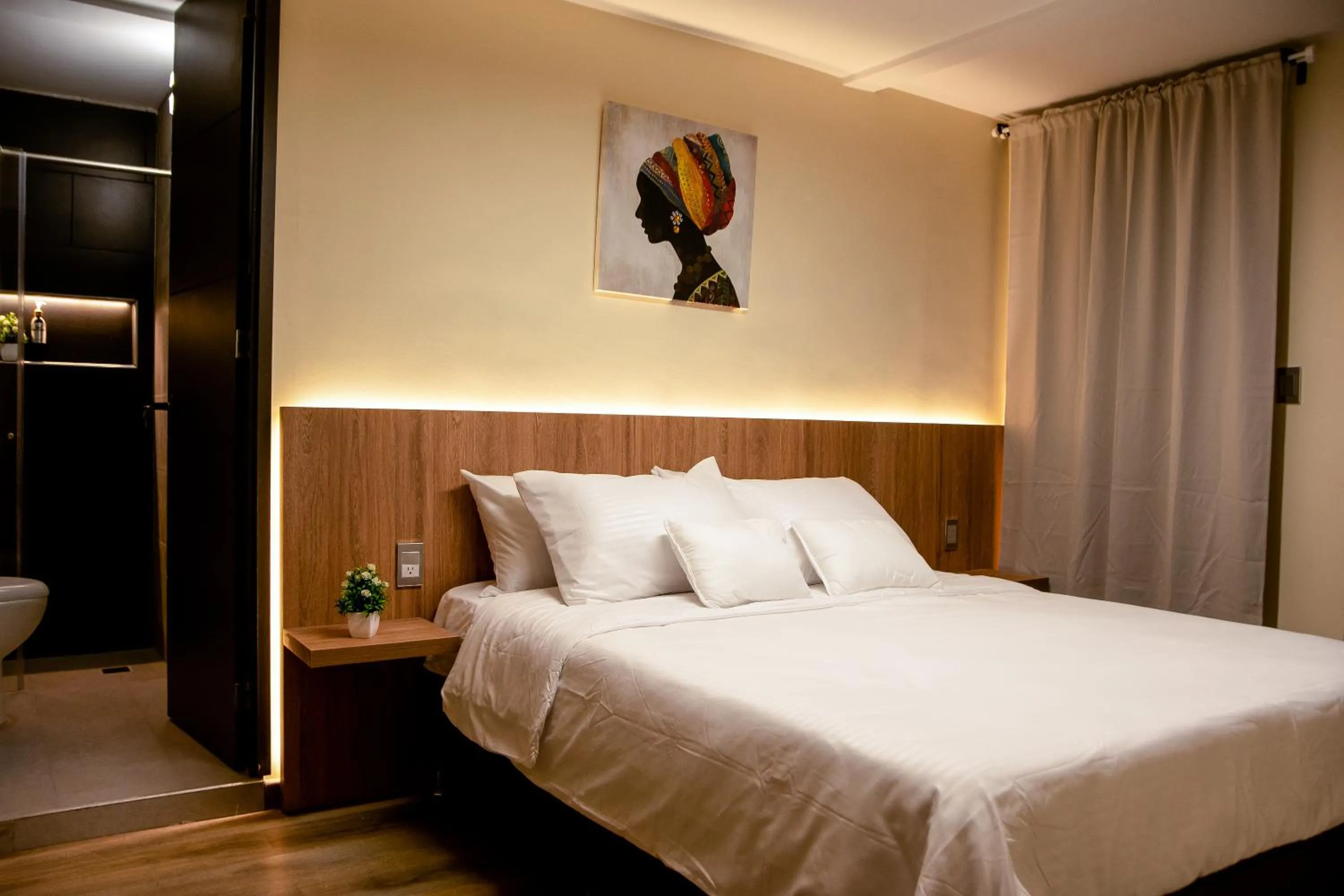 Bed in Aerosuites & SkyHub
