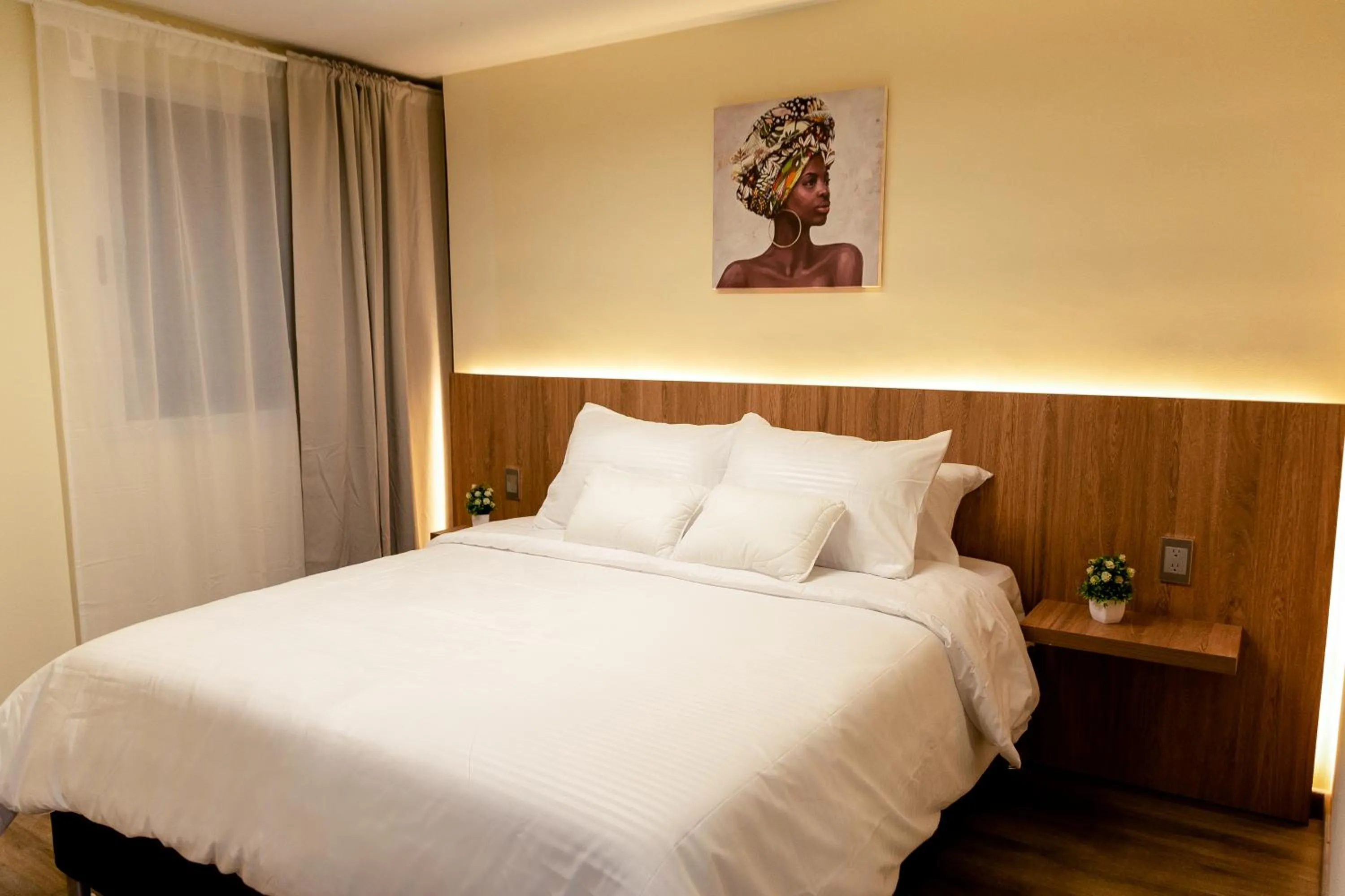 Bed in Aerosuites & SkyHub