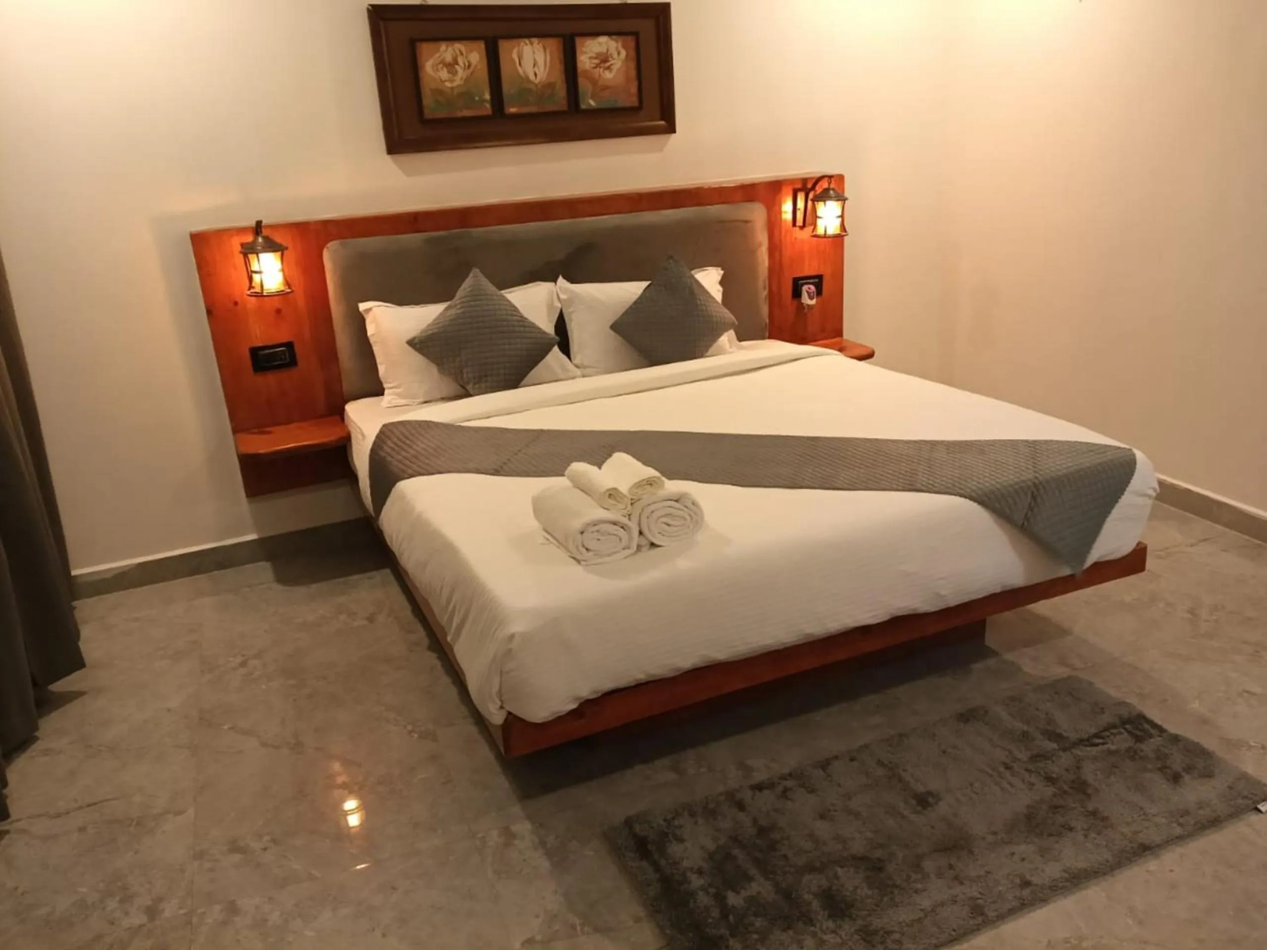 Bed in White Turtle Resort