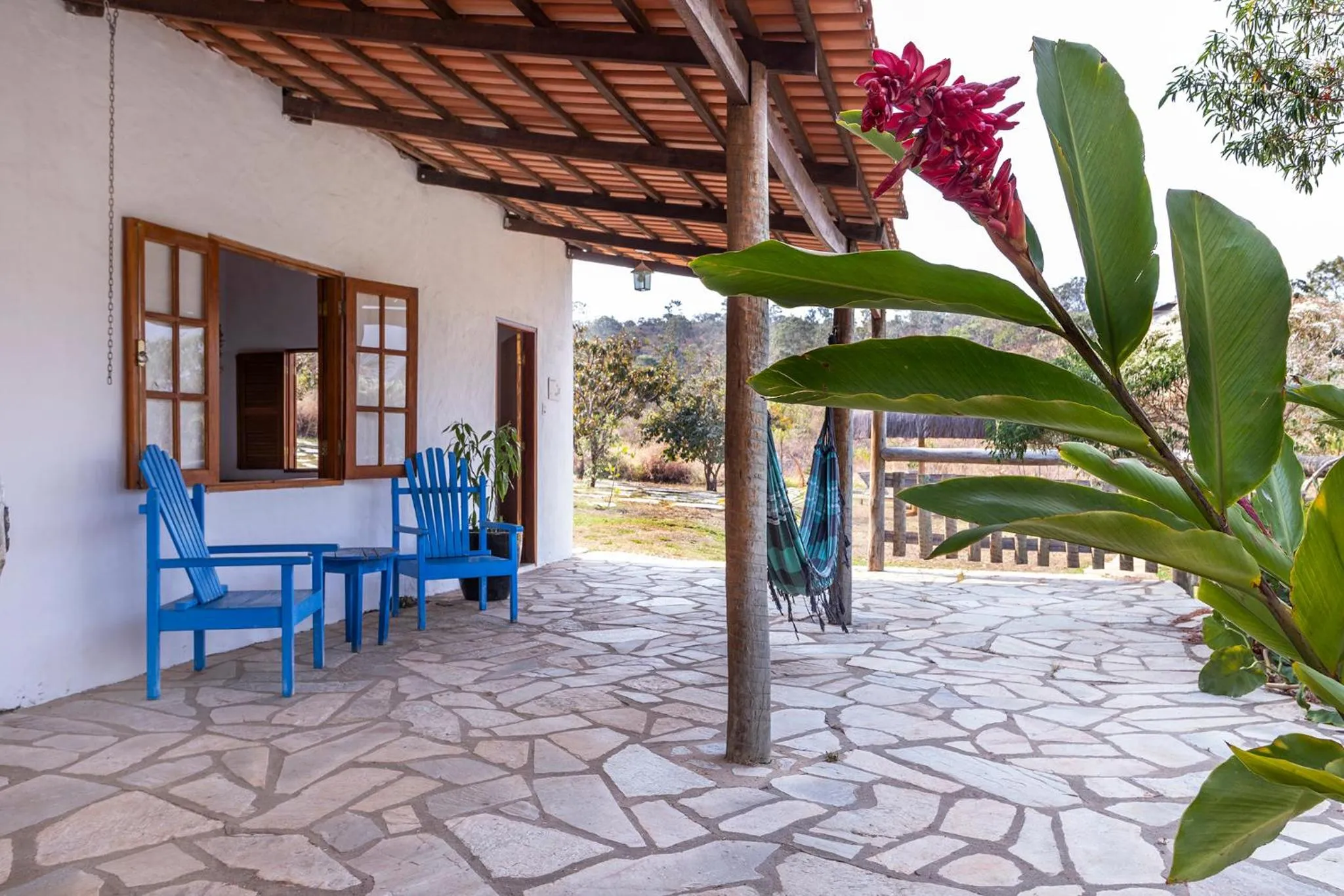 Patio in Pousada Vereda da Serra