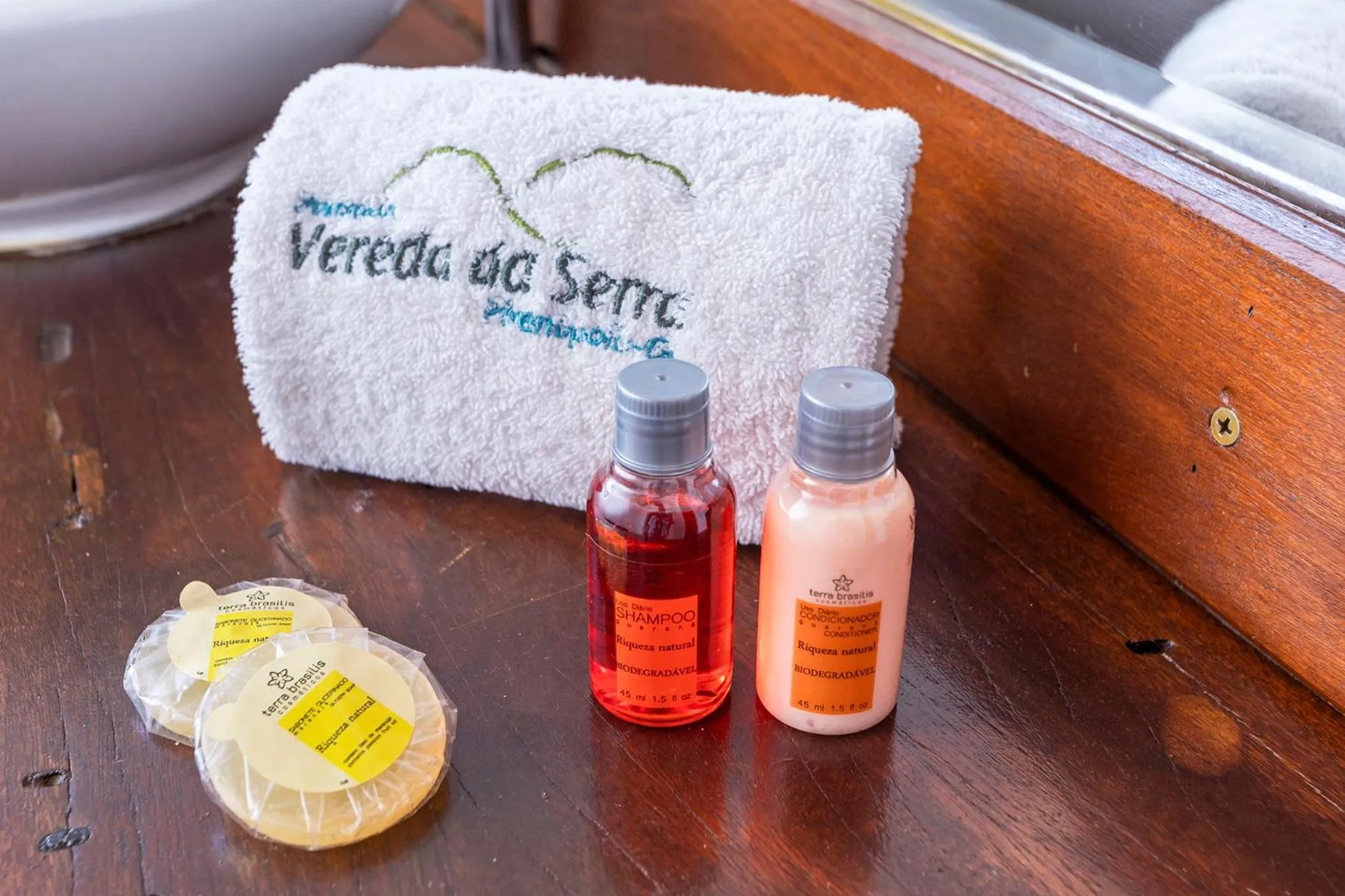 Bathroom in Pousada Vereda da Serra