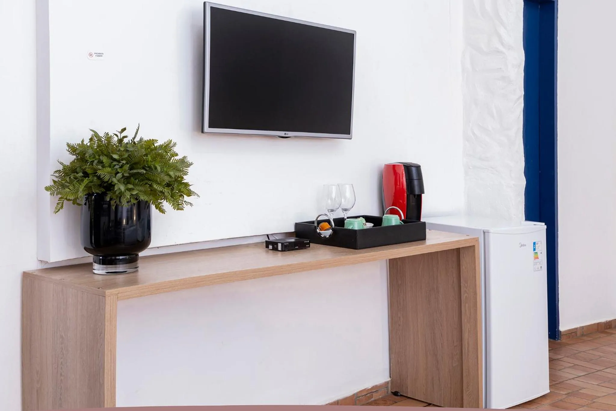 TV and multimedia in Pousada Vereda da Serra