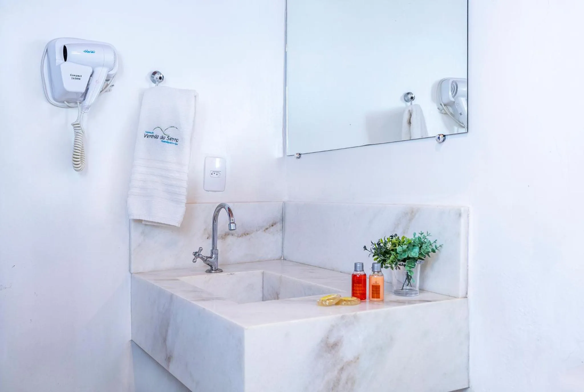 Bathroom in Pousada Vereda da Serra