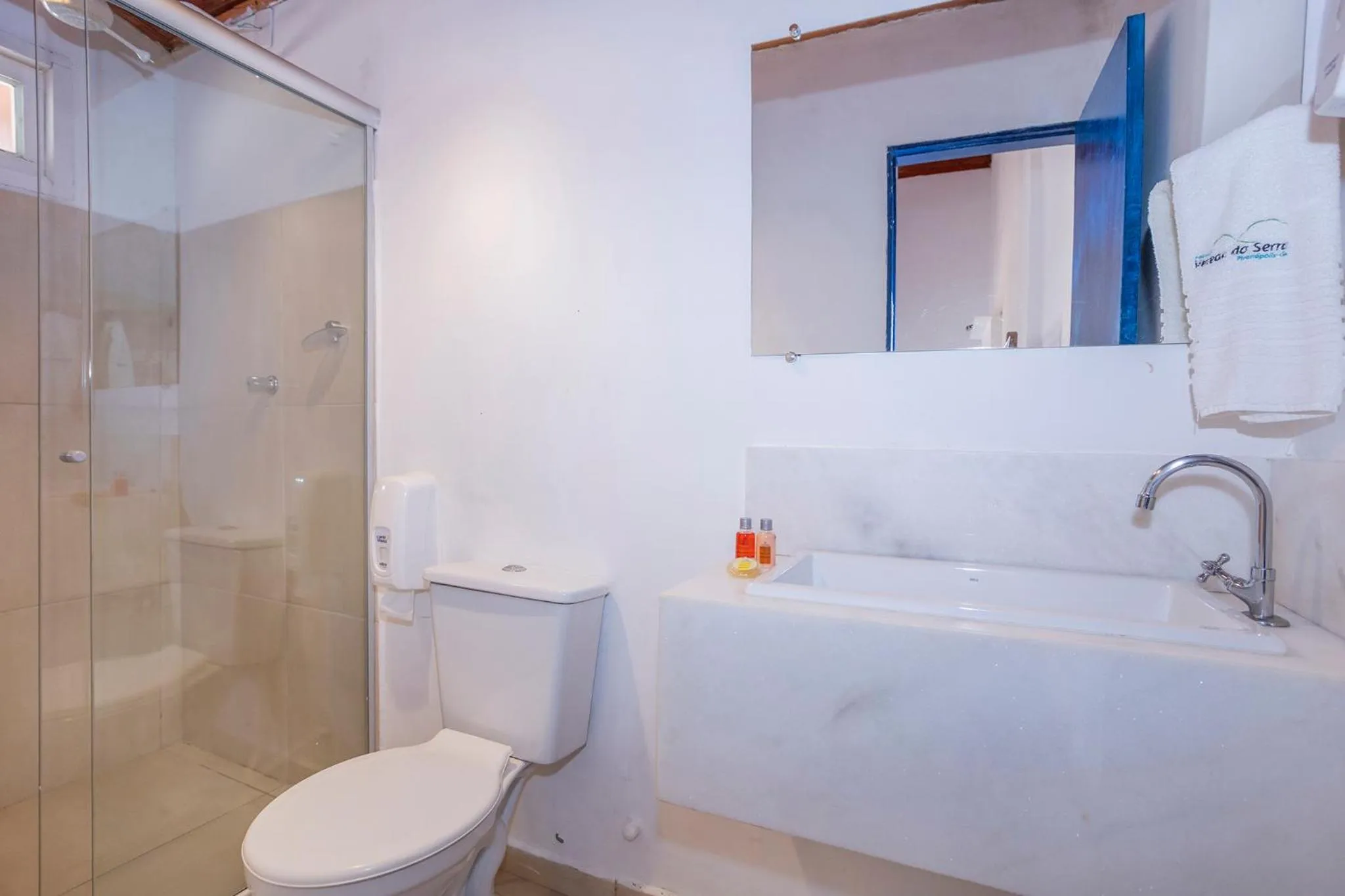 Shower in Pousada Vereda da Serra