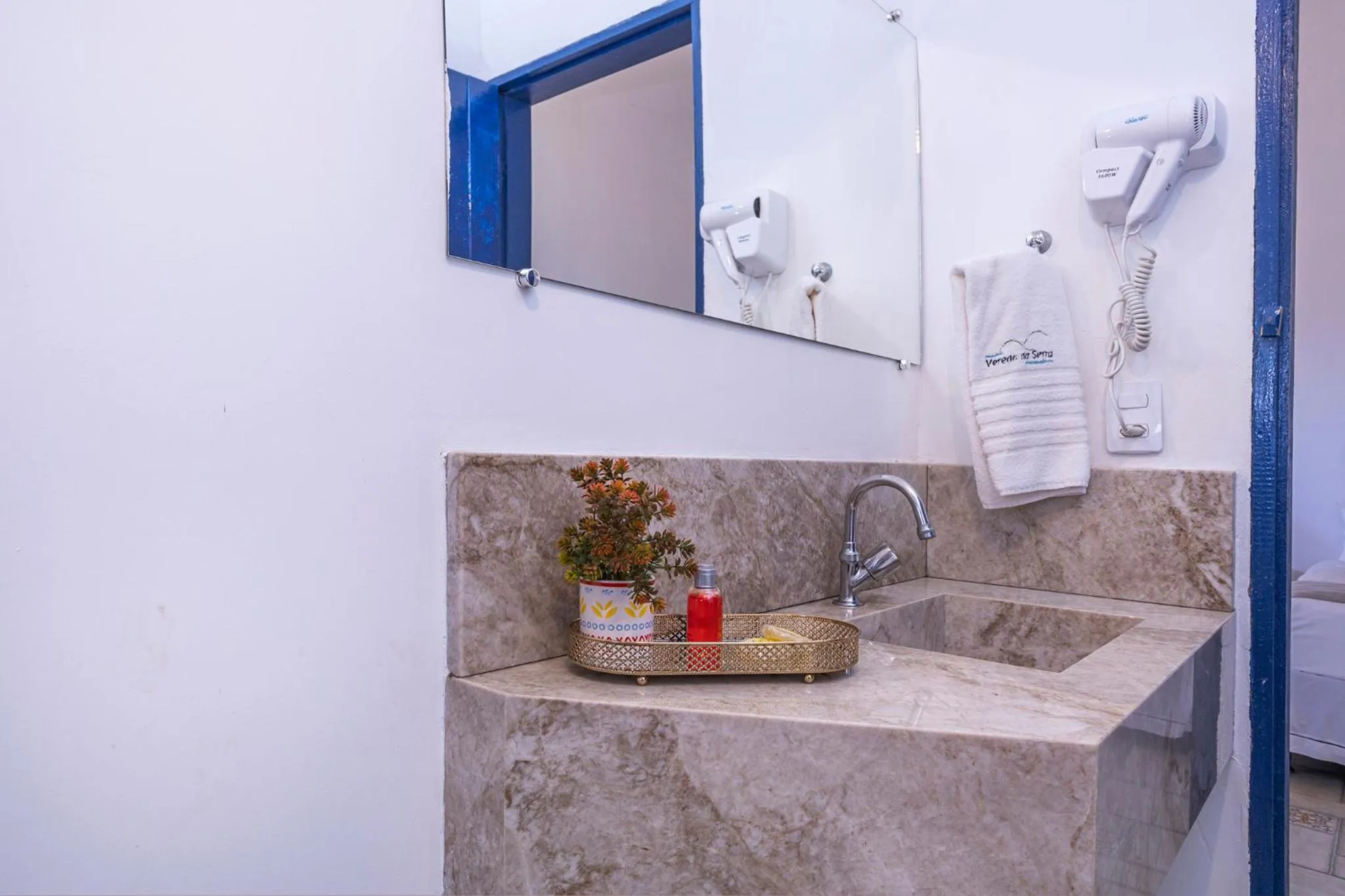 Bathroom in Pousada Vereda da Serra