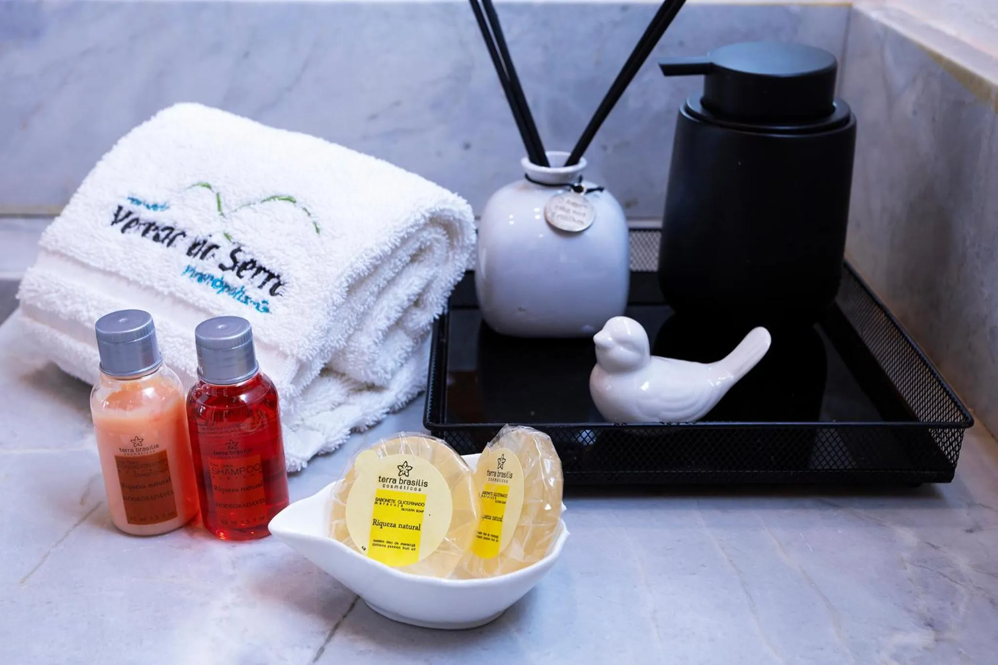 Bathroom in Pousada Vereda da Serra