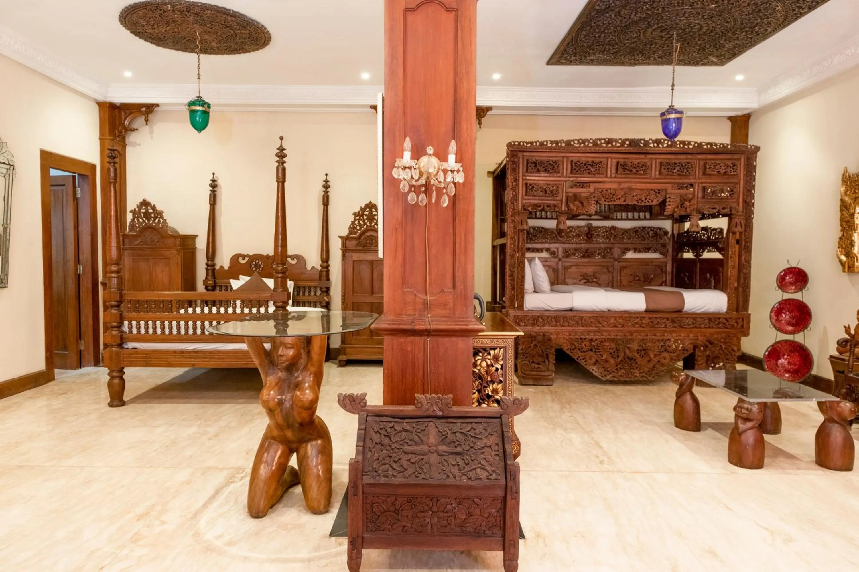 Living room in Rumah Pesik Art & Heritage Hotel