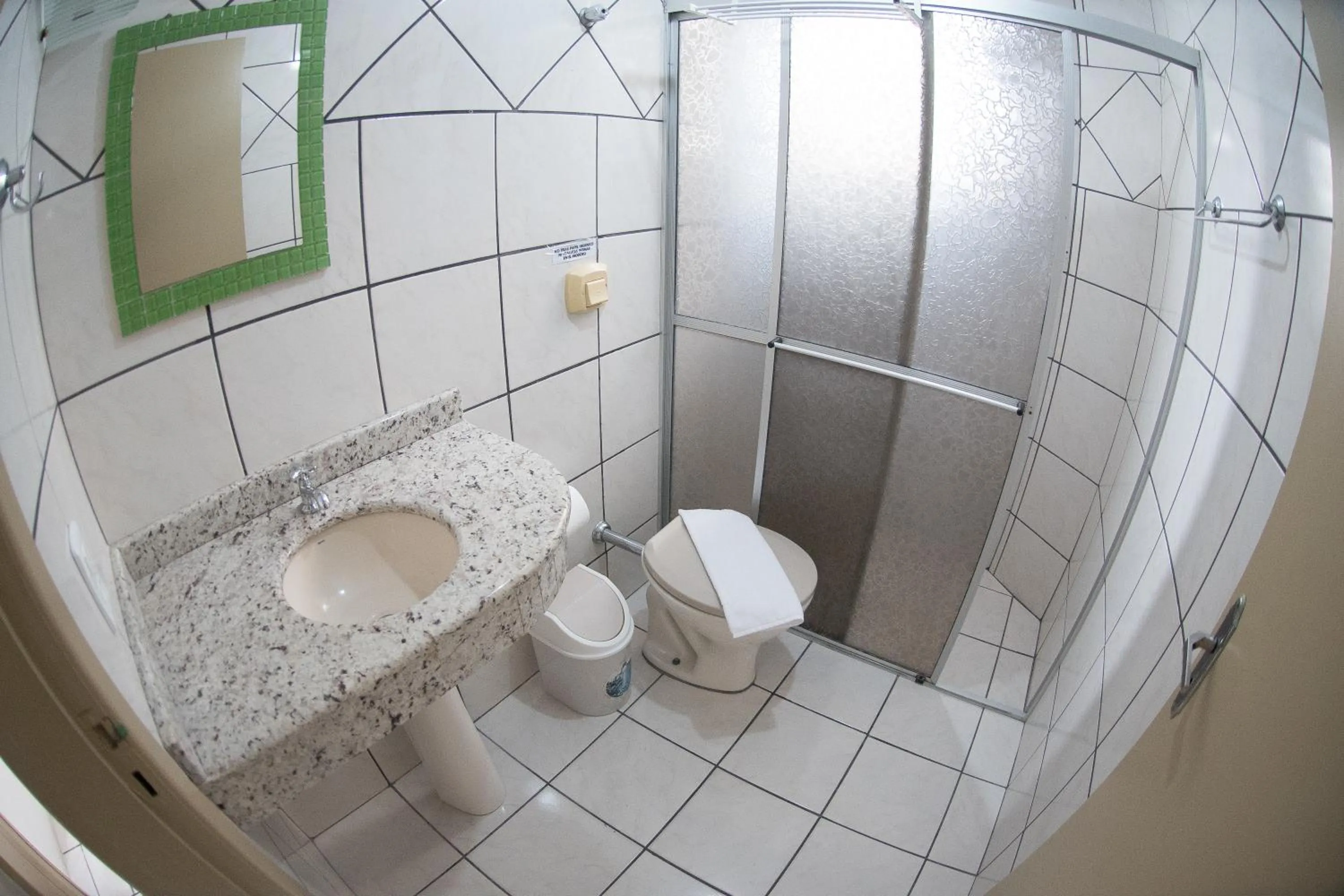 Bathroom in Pousada Dom Toazza