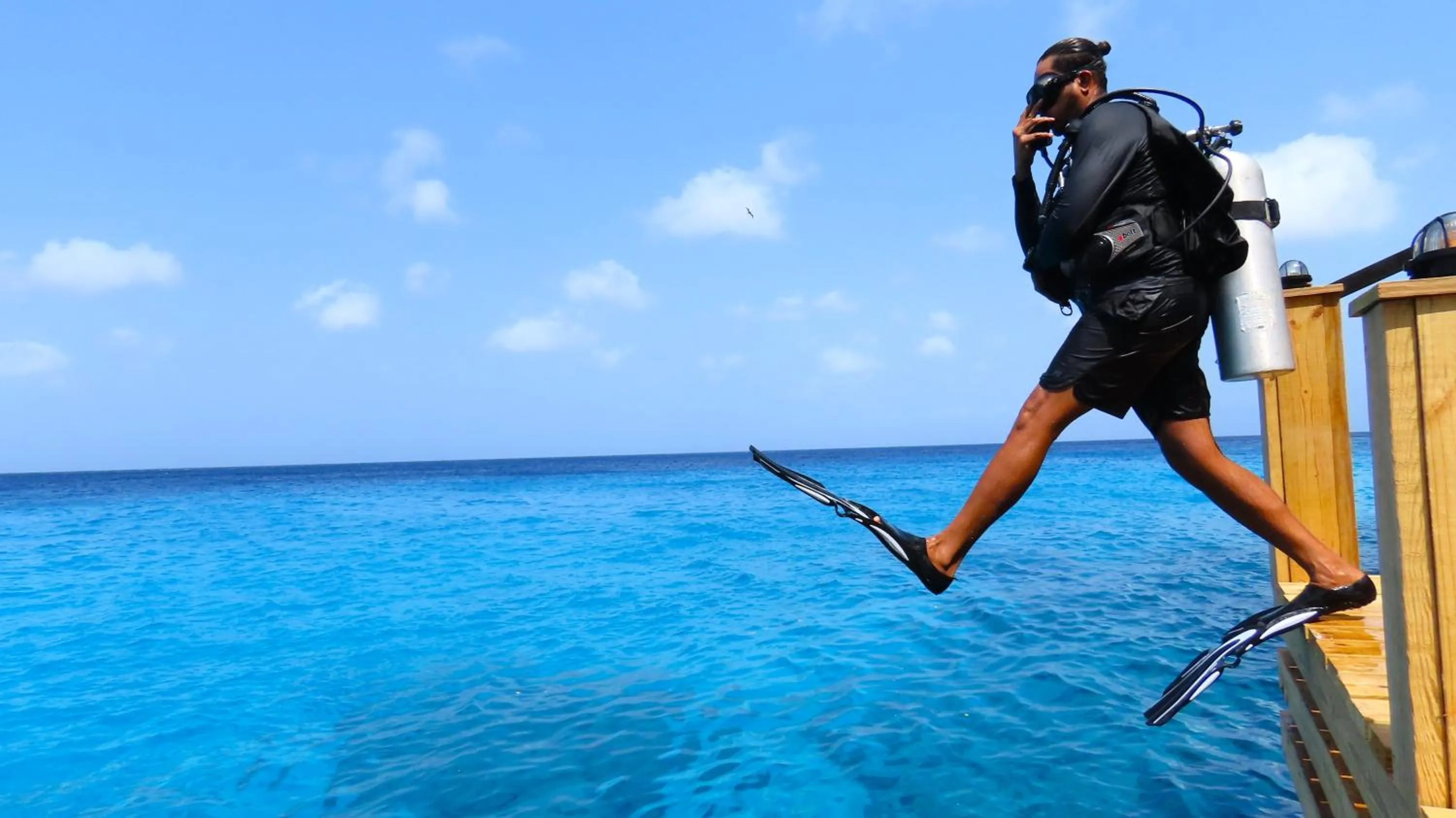 Natural landscape in Lagun Blou Resort - Curacao
