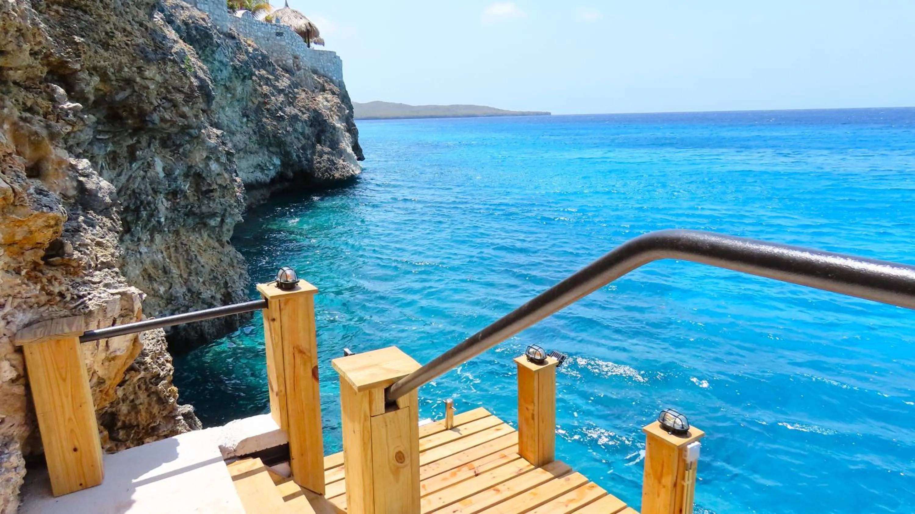 Natural landscape in Lagun Blou Resort - Curacao