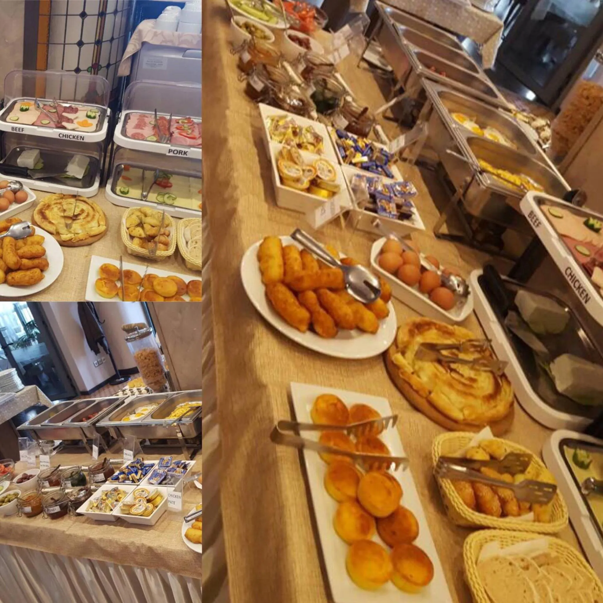 Buffet breakfast in City Palace Hotel