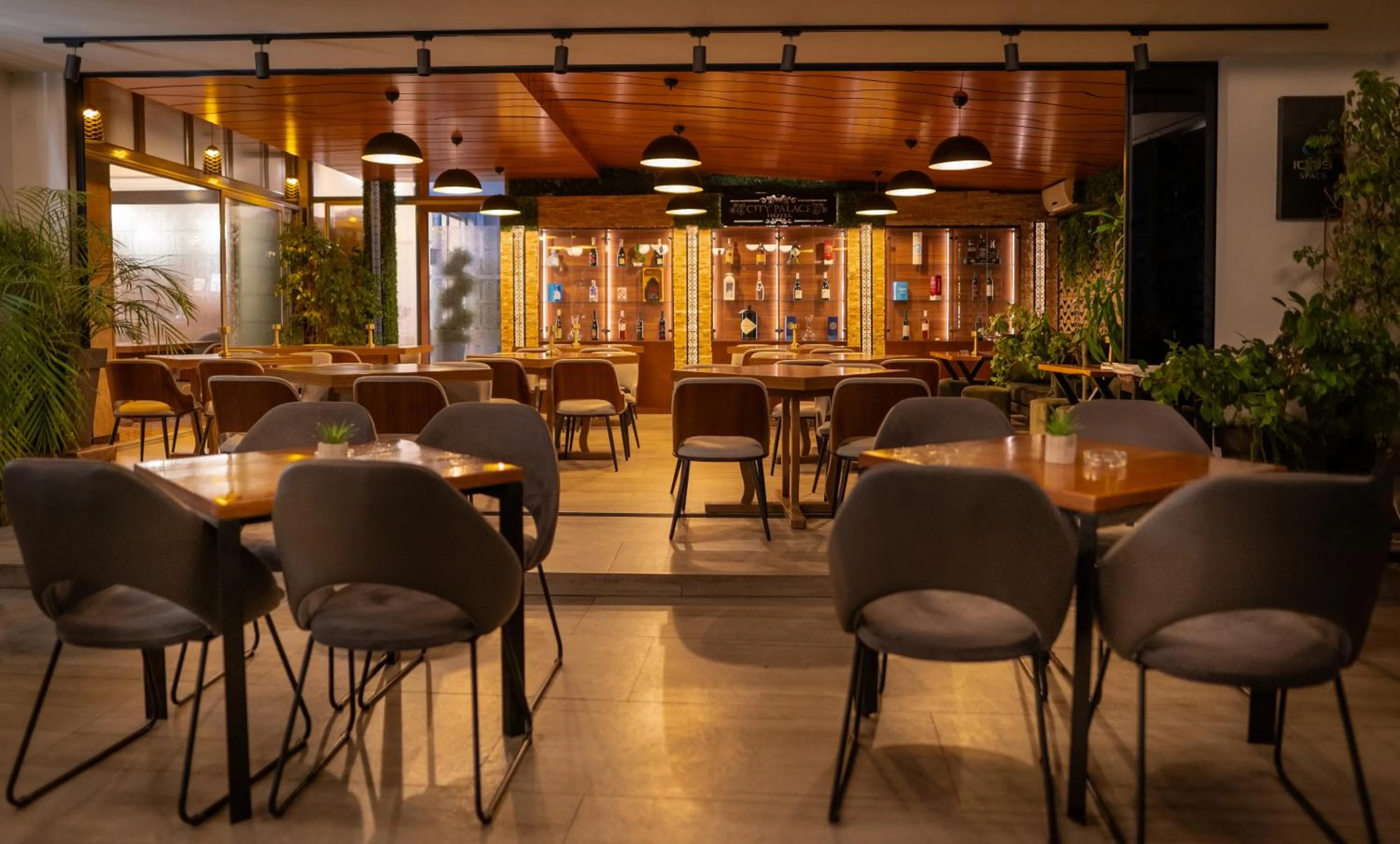 Restaurant/places to eat in City Palace Hotel