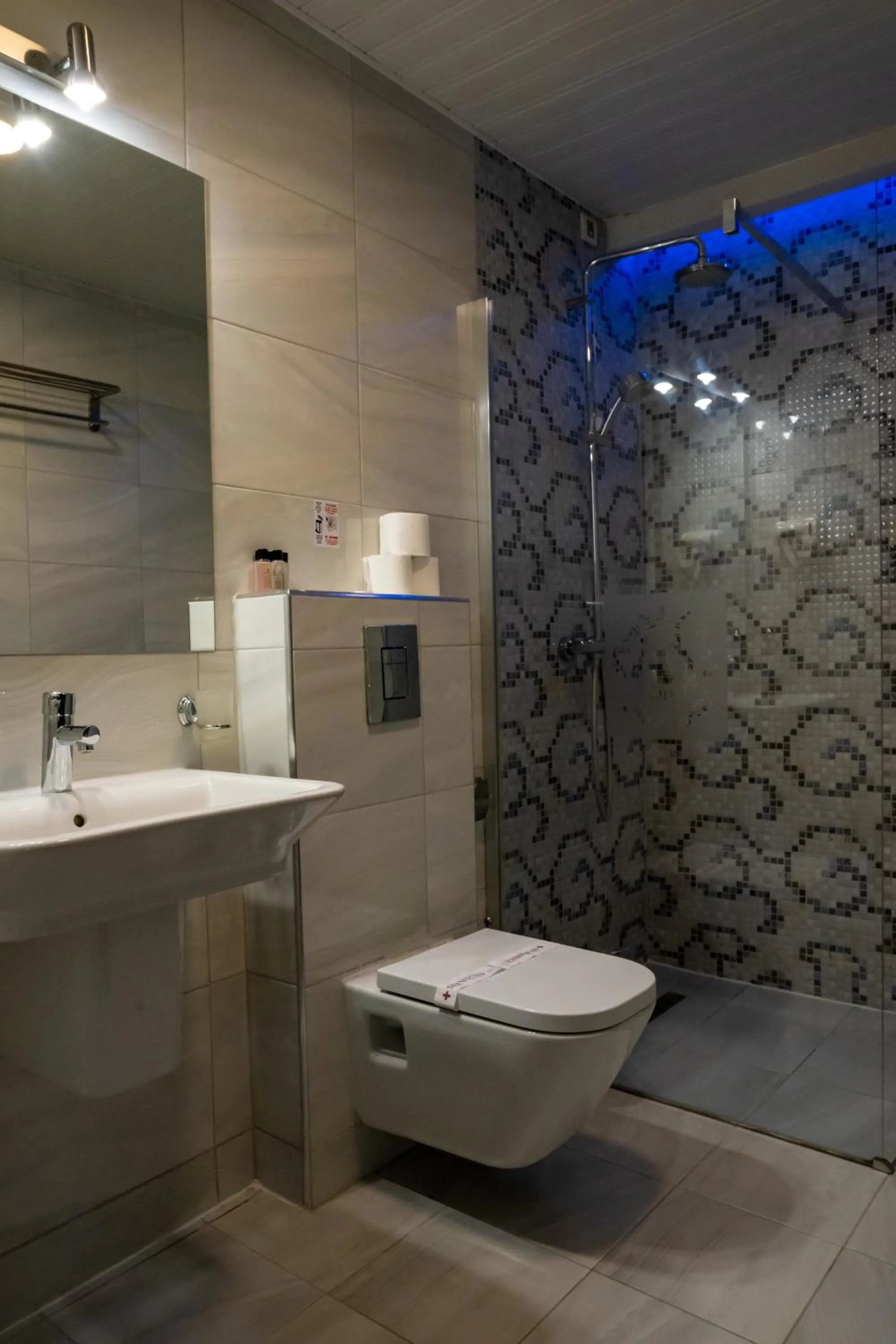 Shower in City Palace Hotel