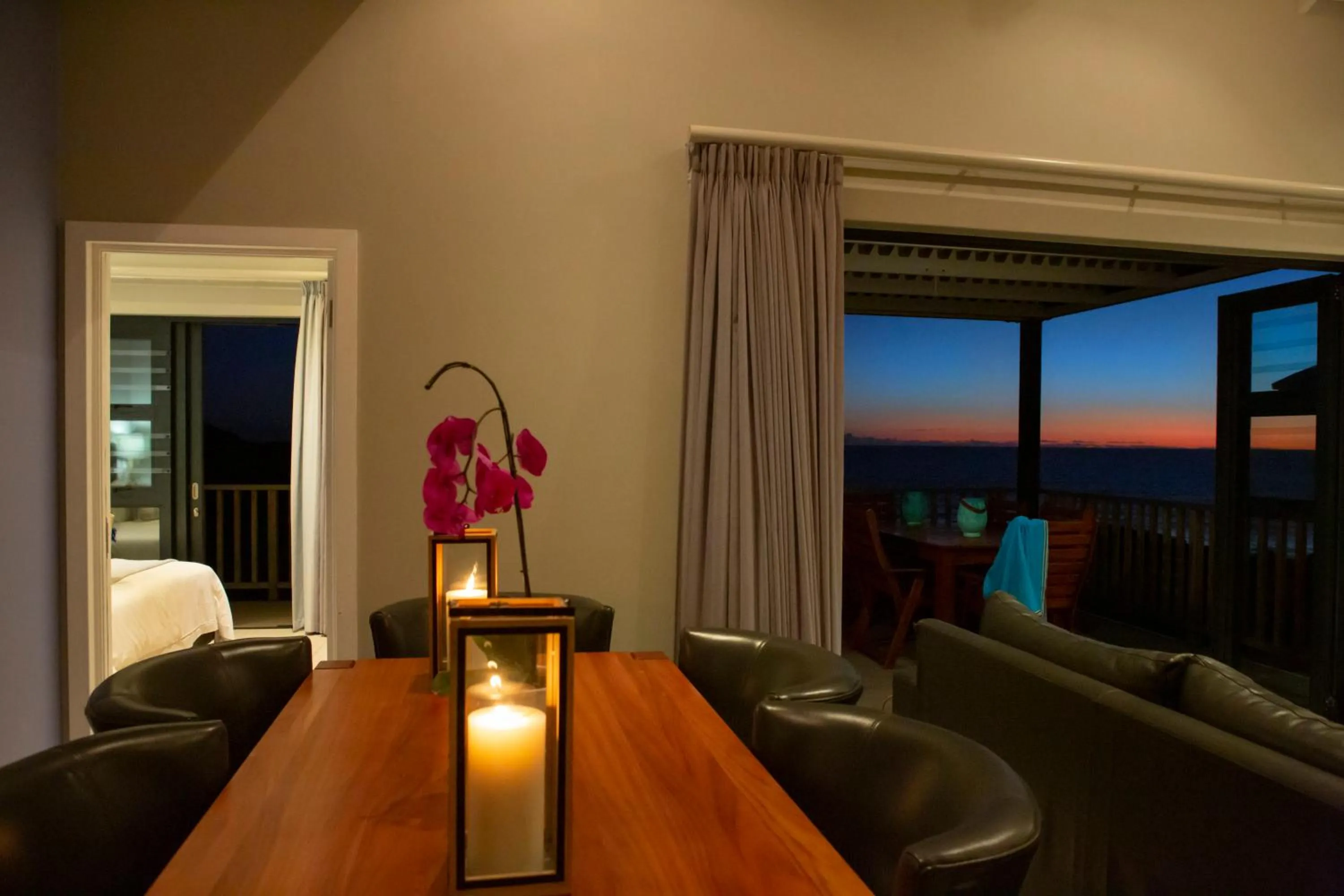 Night, Bed in Brenton Haven Beachfront Resort