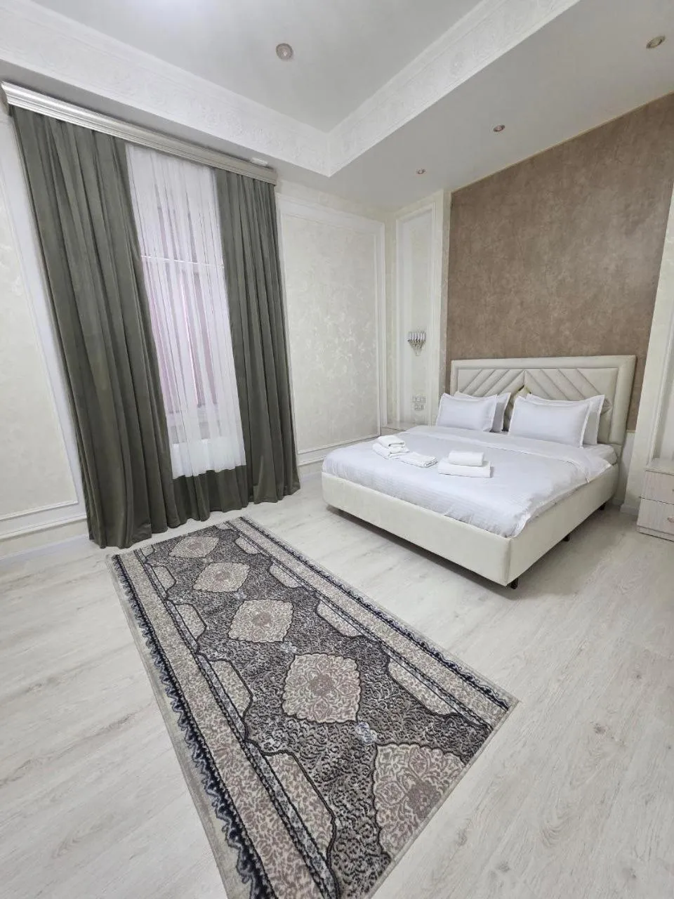 Bed in Old City Samarkand Hotel