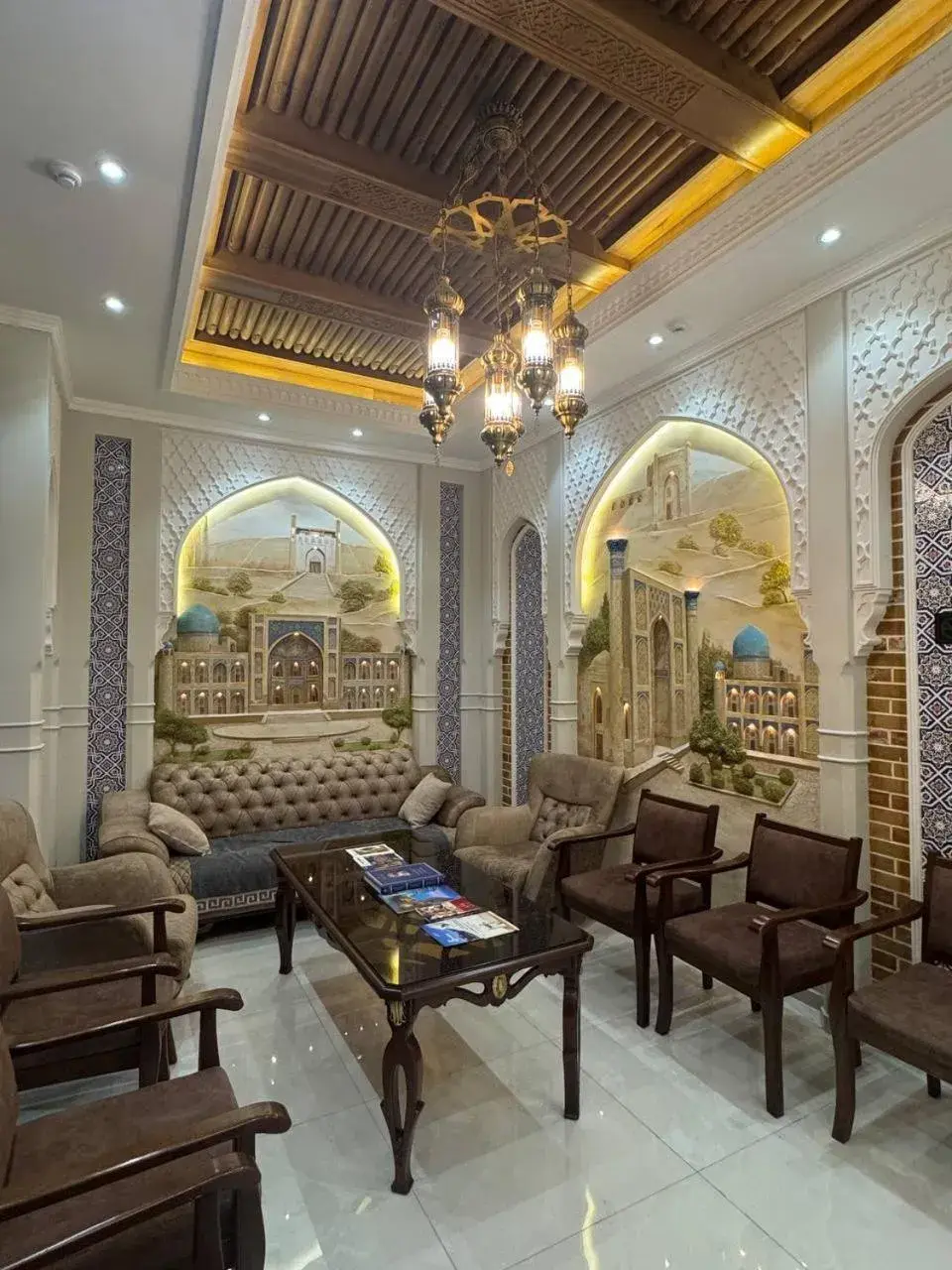 Living room in Old City Samarkand Hotel Living room in Old City Samarkand Hotel