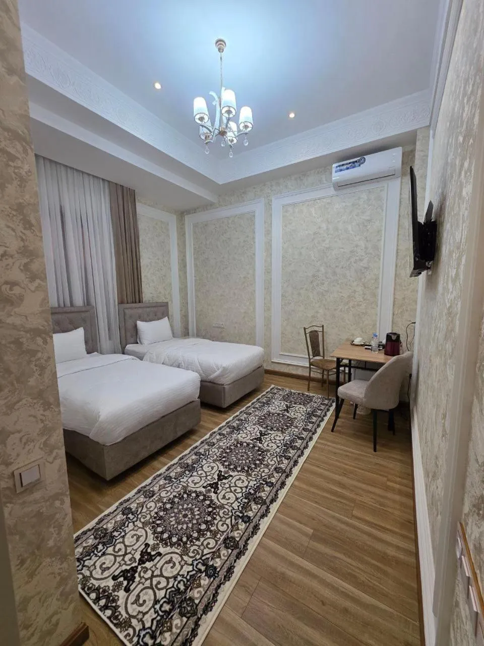 Bed in Old City Samarkand Hotel