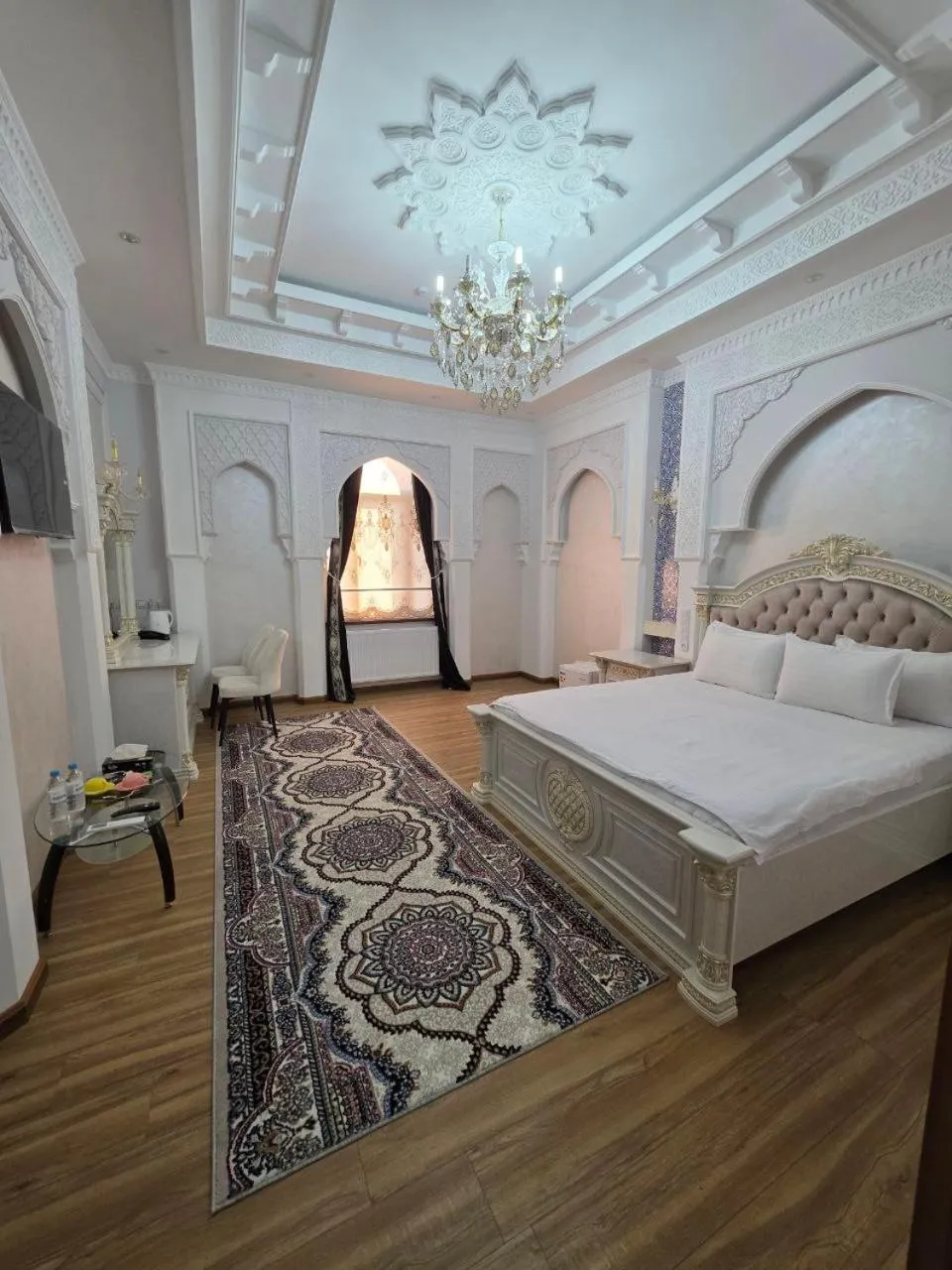 Bed in Old City Samarkand Hotel