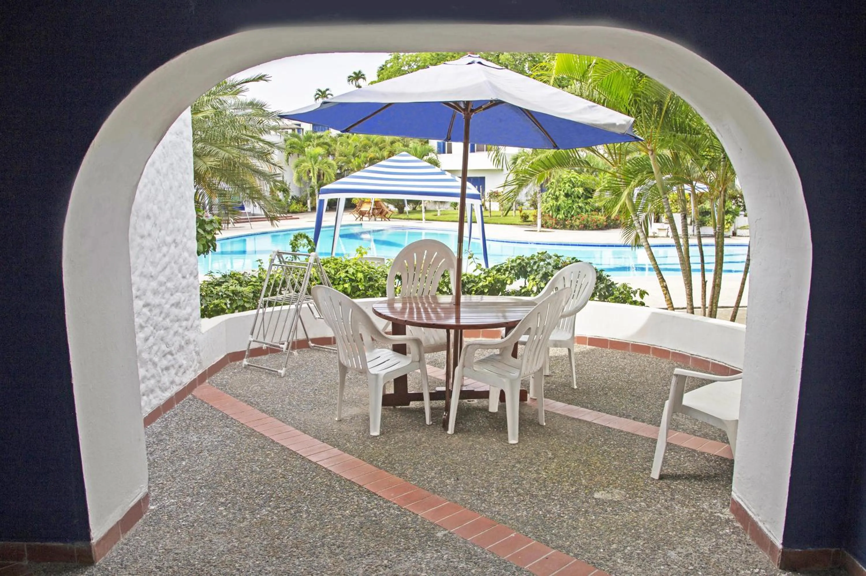 Balcony/Terrace in Hotel Green 9 & Beach Resort Casablanca