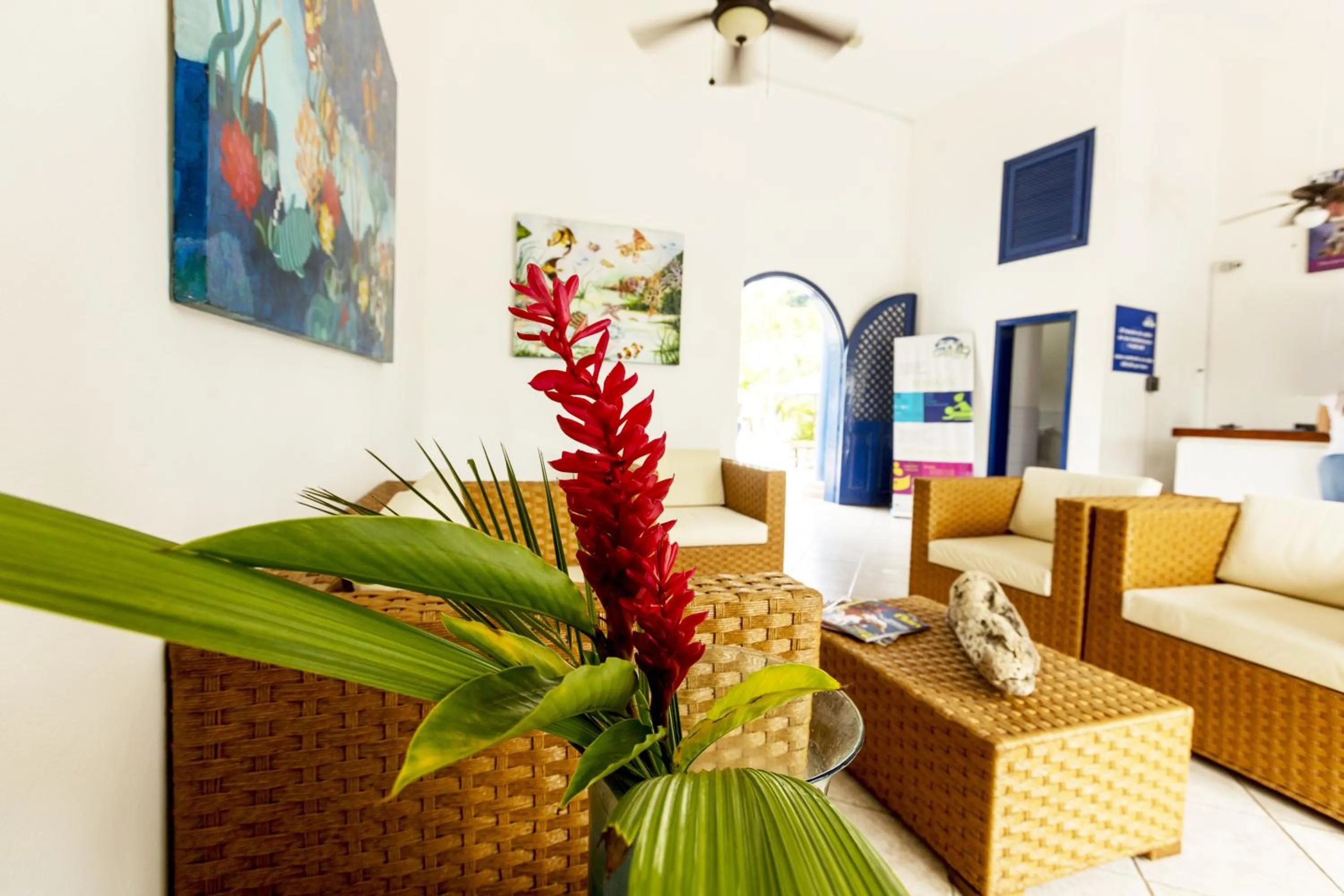 Seating area in Hotel Green 9 & Beach Resort Casablanca