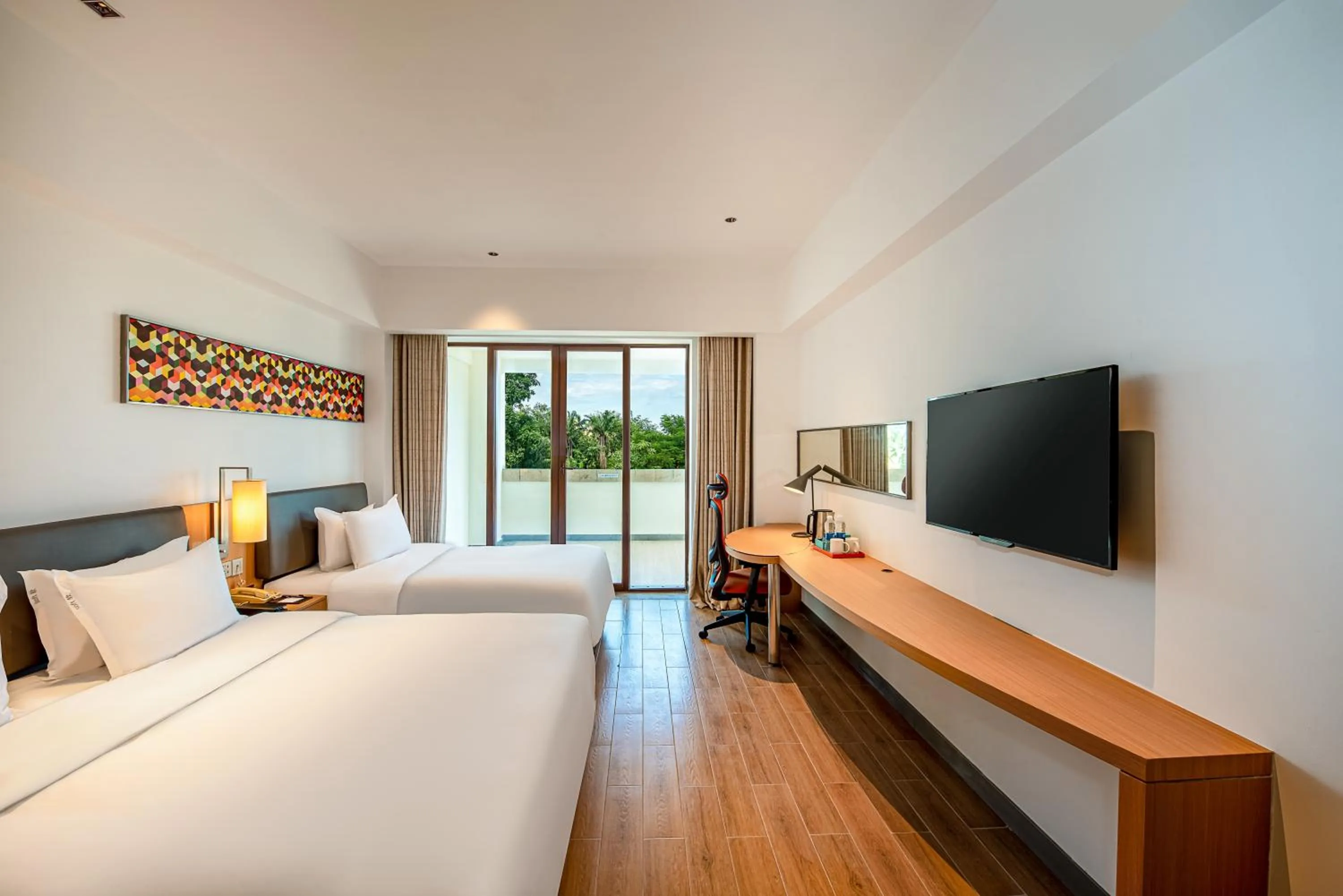 Property building, Bed in Holiday Inn Express Haikou West Coast by IHG