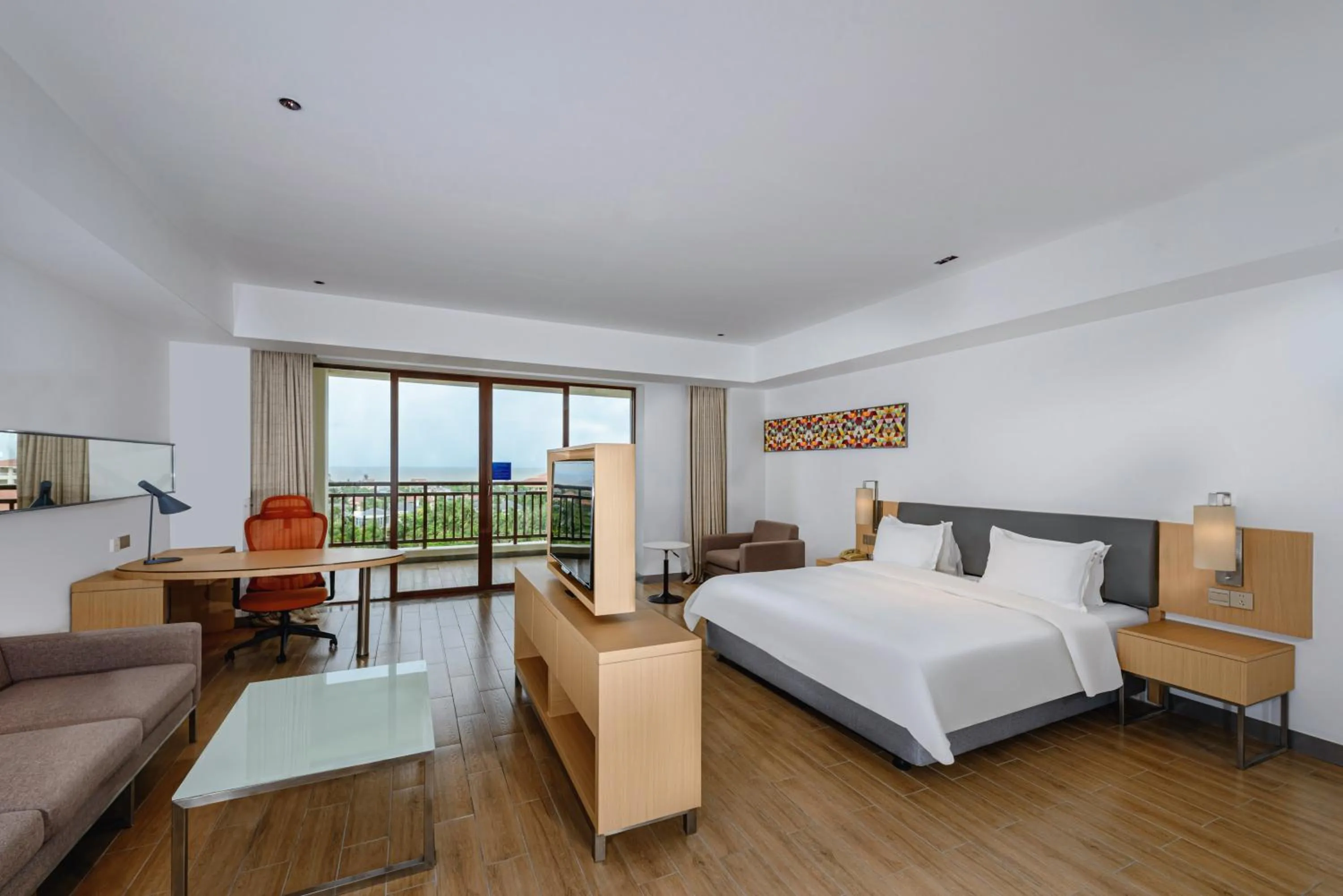Bed in Holiday Inn Express Haikou West Coast by IHG