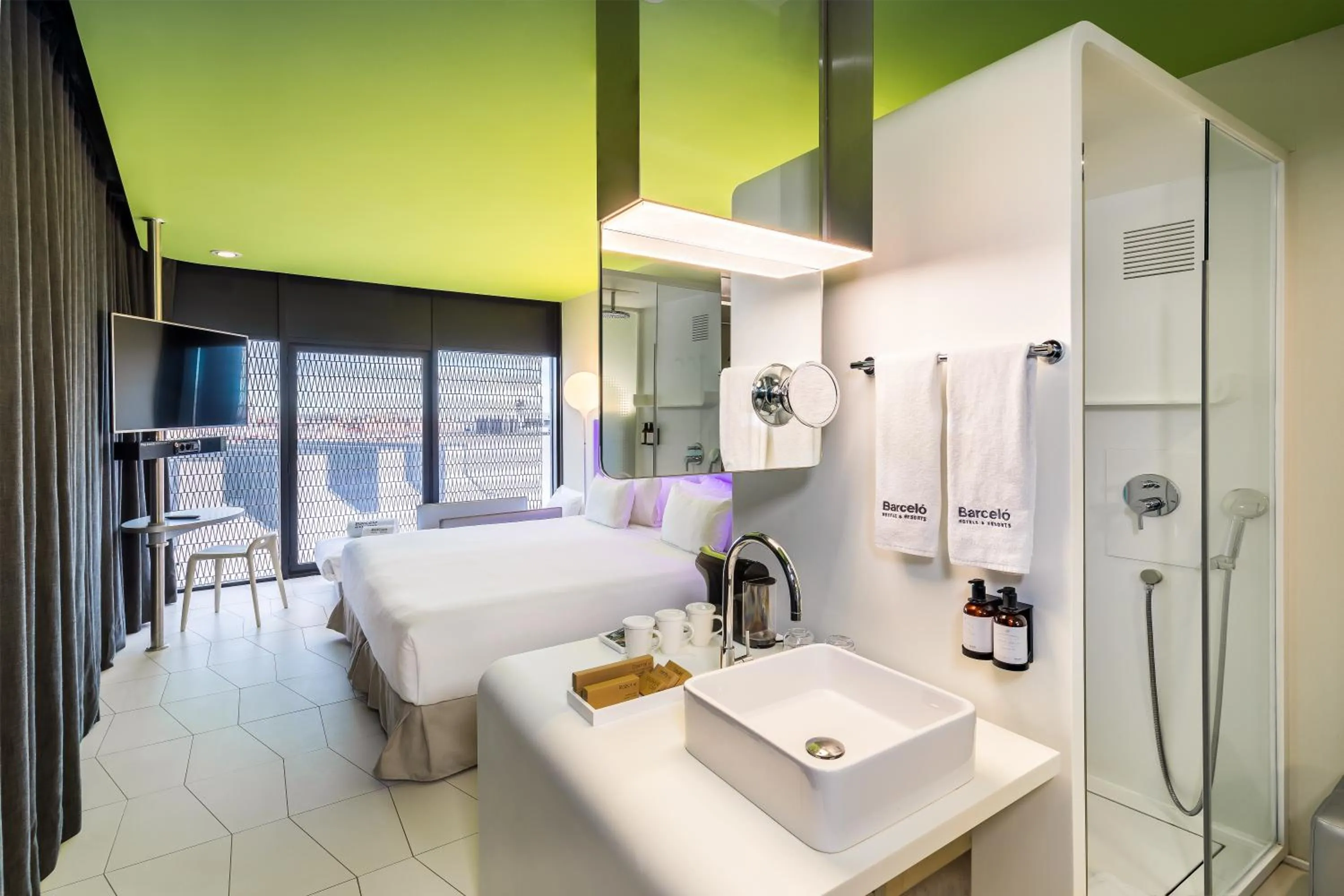 Bedroom, Bed in Barceló Raval