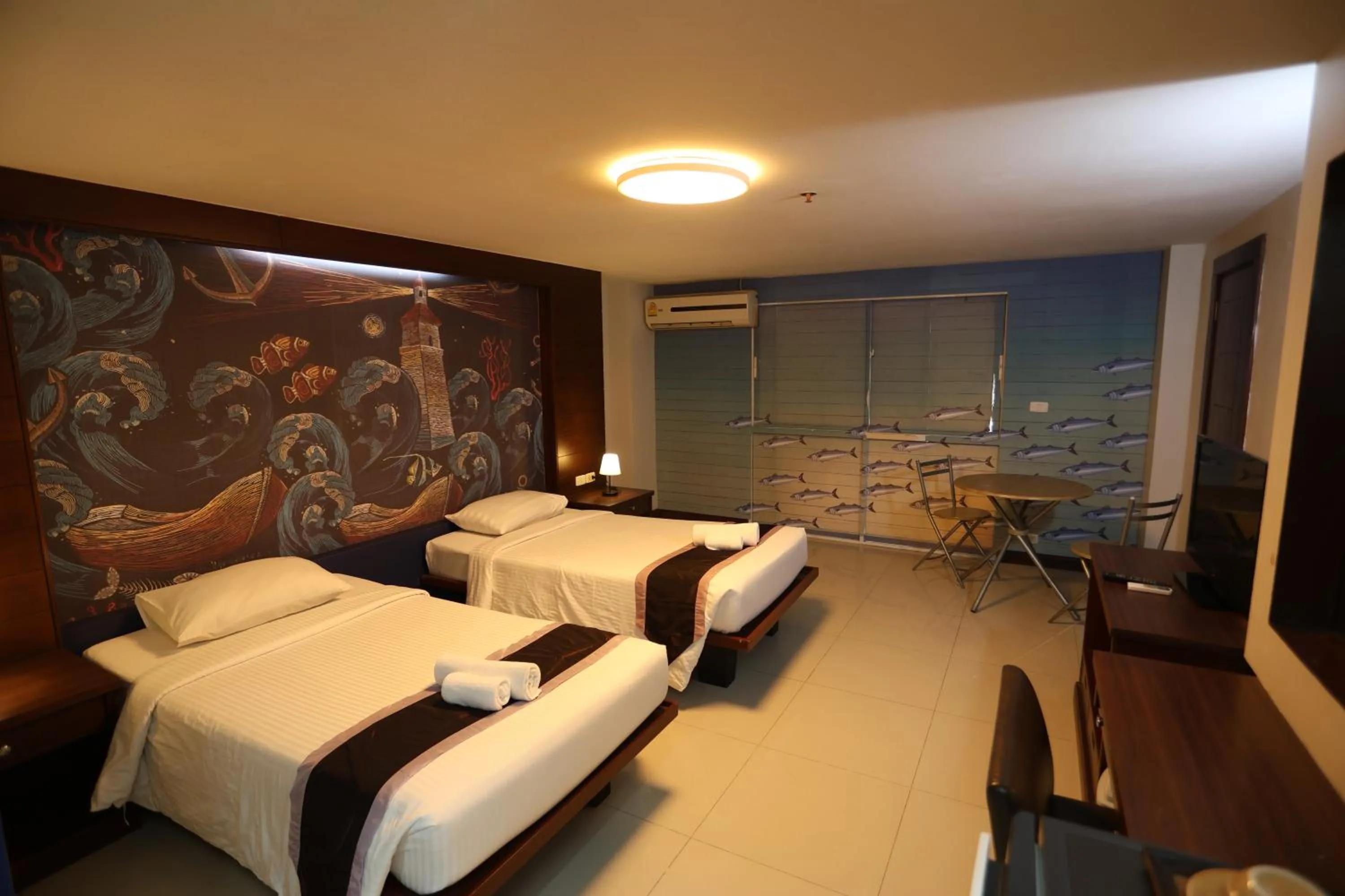 Bed in Convenient Grand Plus Hotel Suvarnabhumi