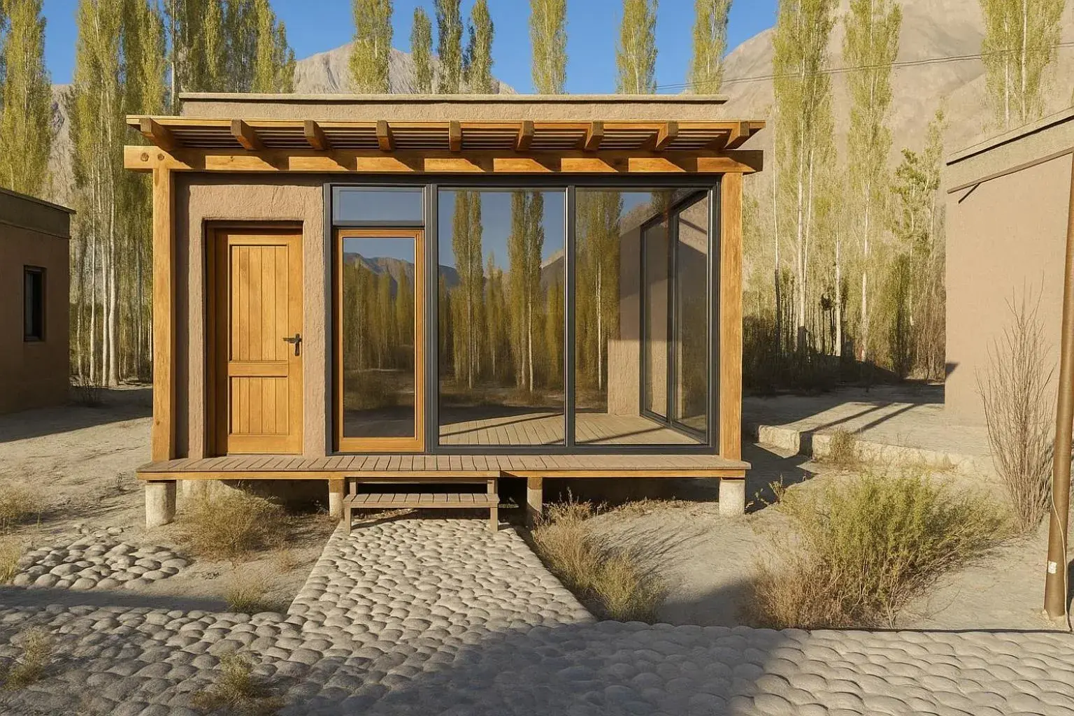 Property building in Nubra Ecolodge Property building in Nubra Ecolodge