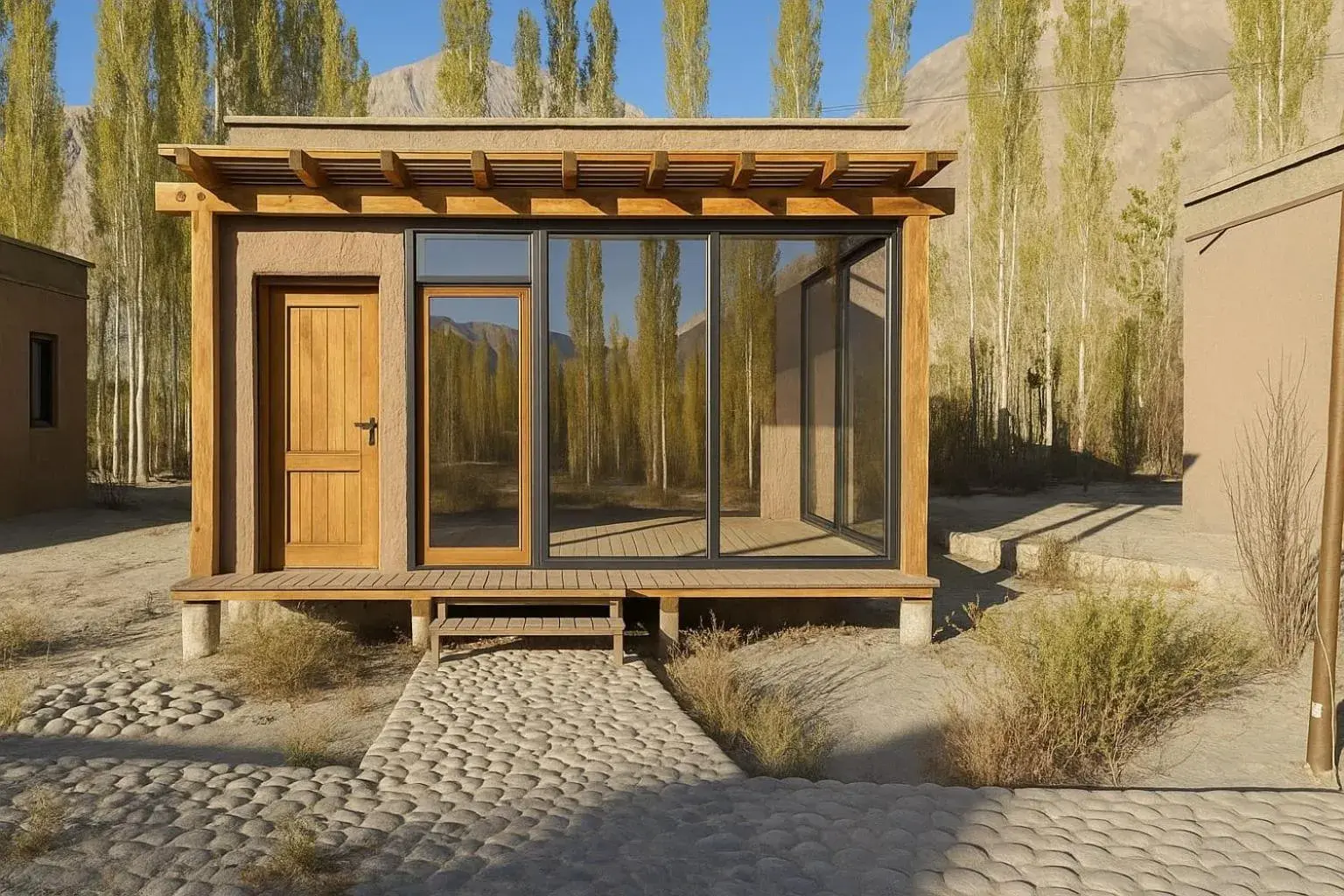 Property building in Nubra Ecolodge Property building in Nubra Ecolodge