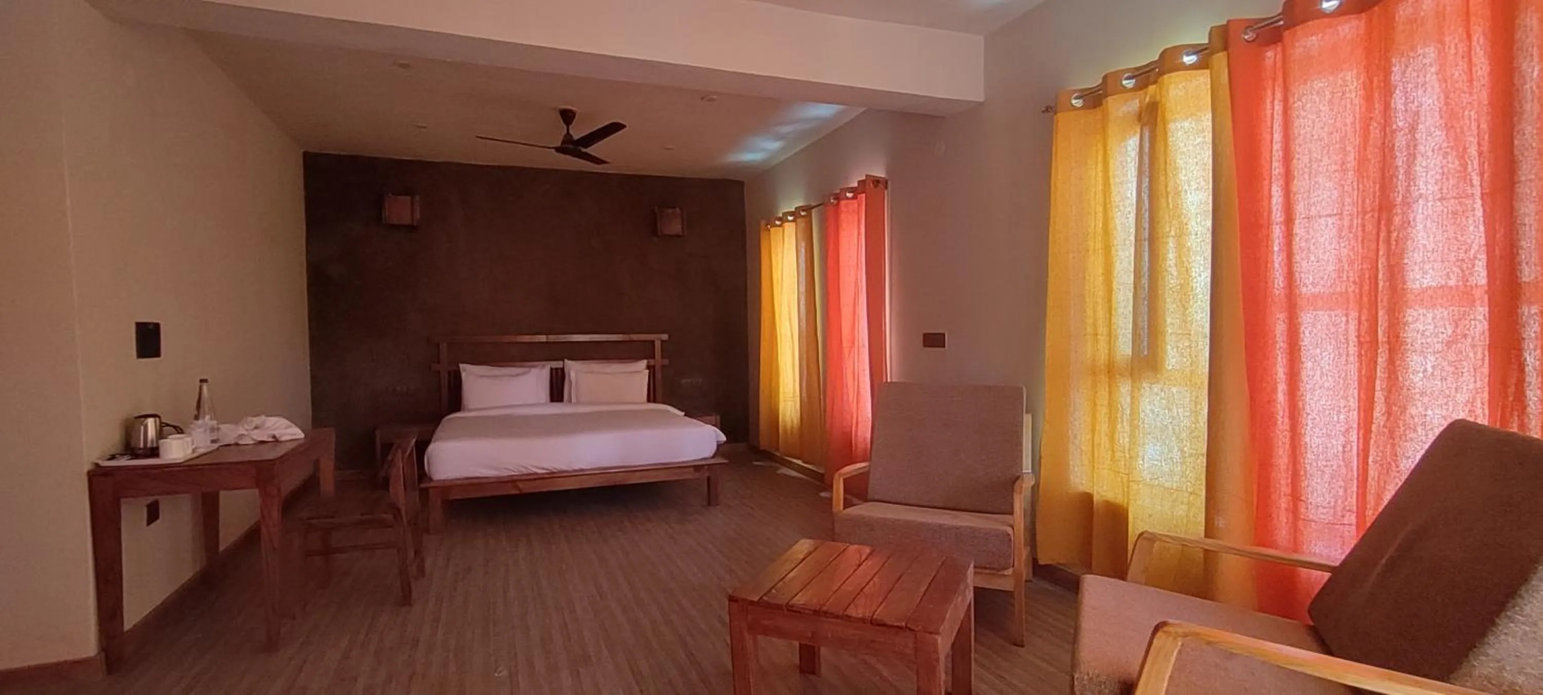 Bedroom, Bed in Nubra Ecolodge