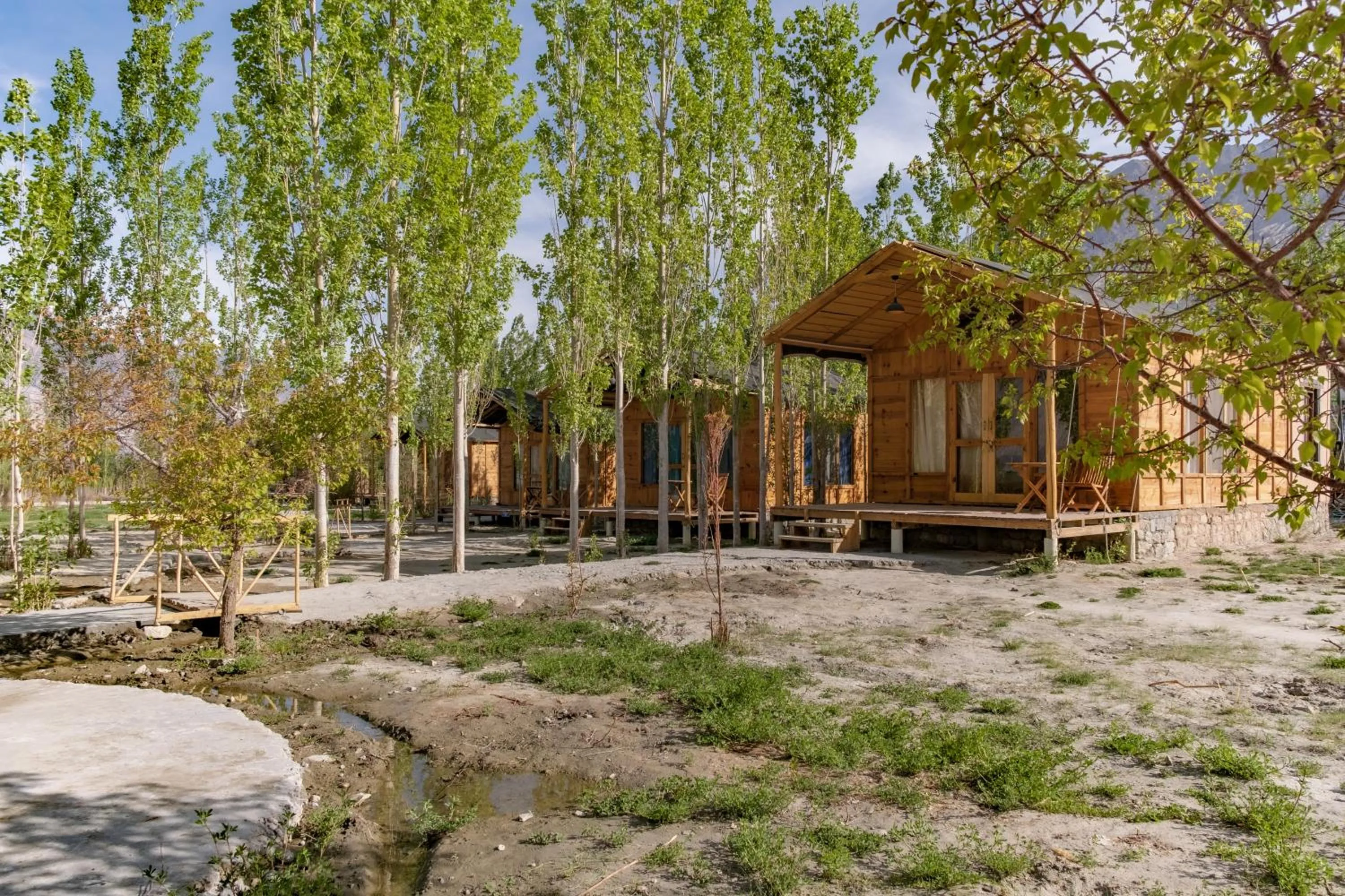Natural landscape in Nubra Ecolodge