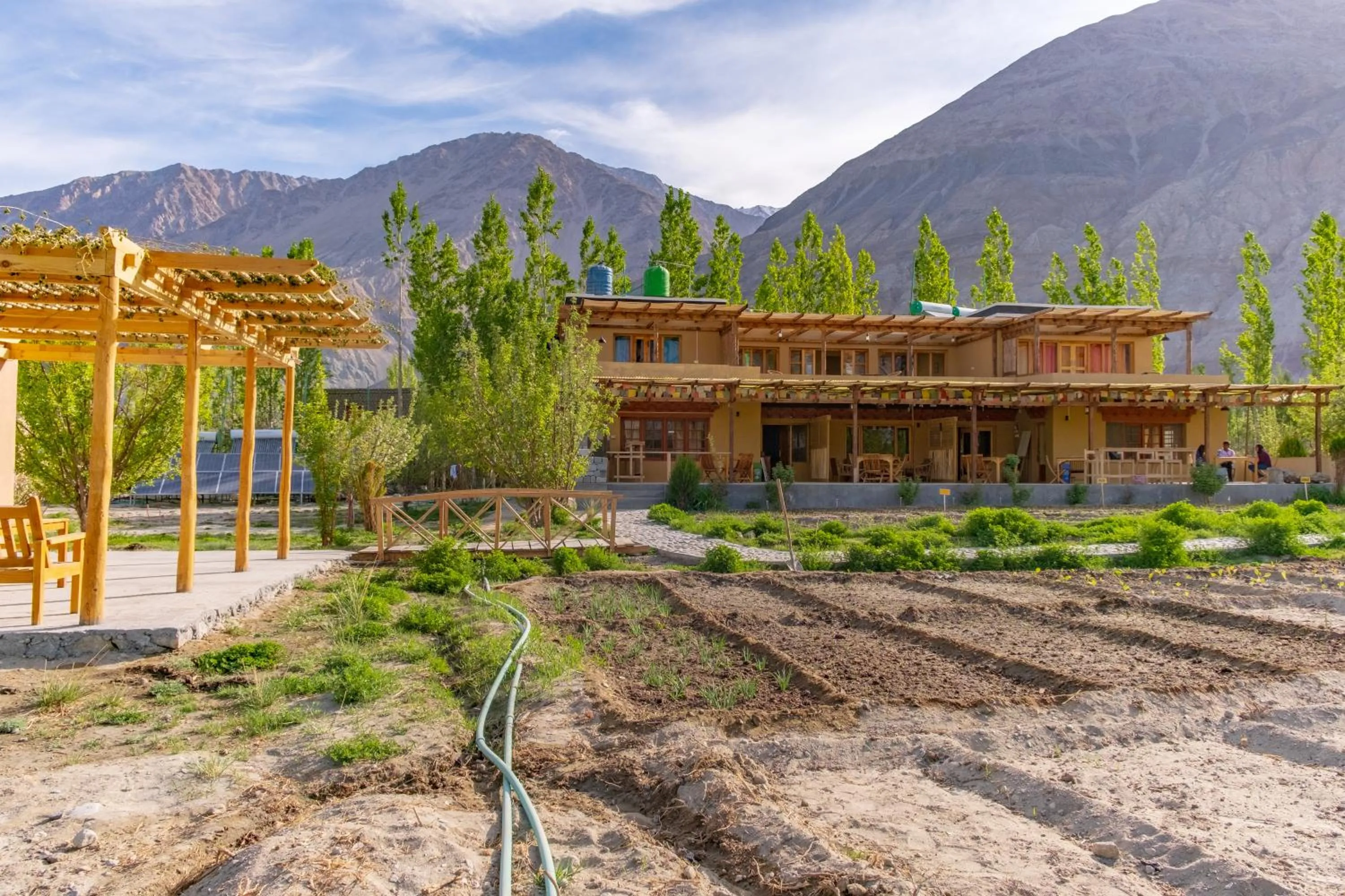 Property building in Nubra Ecolodge