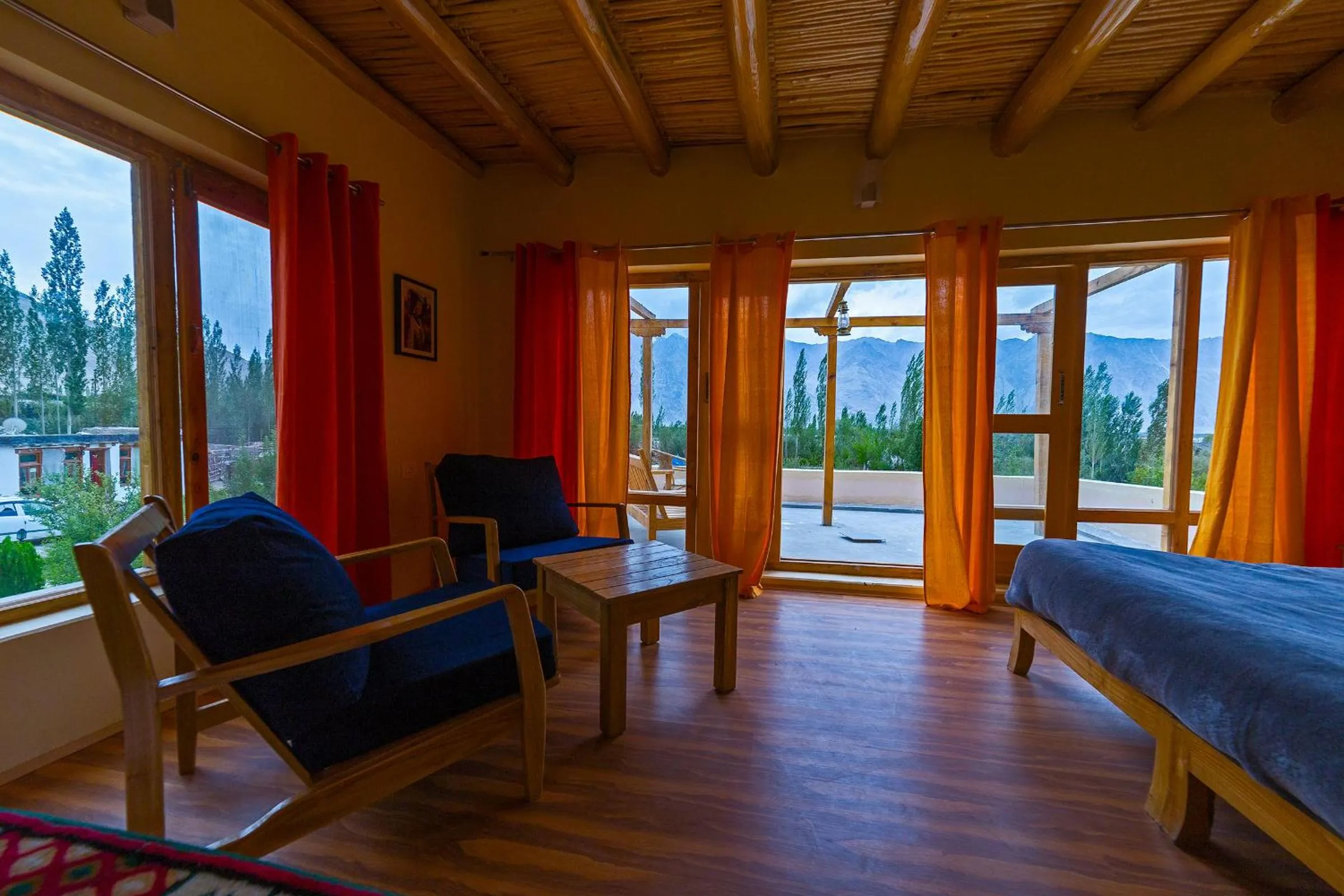 Bedroom in Nubra Ecolodge